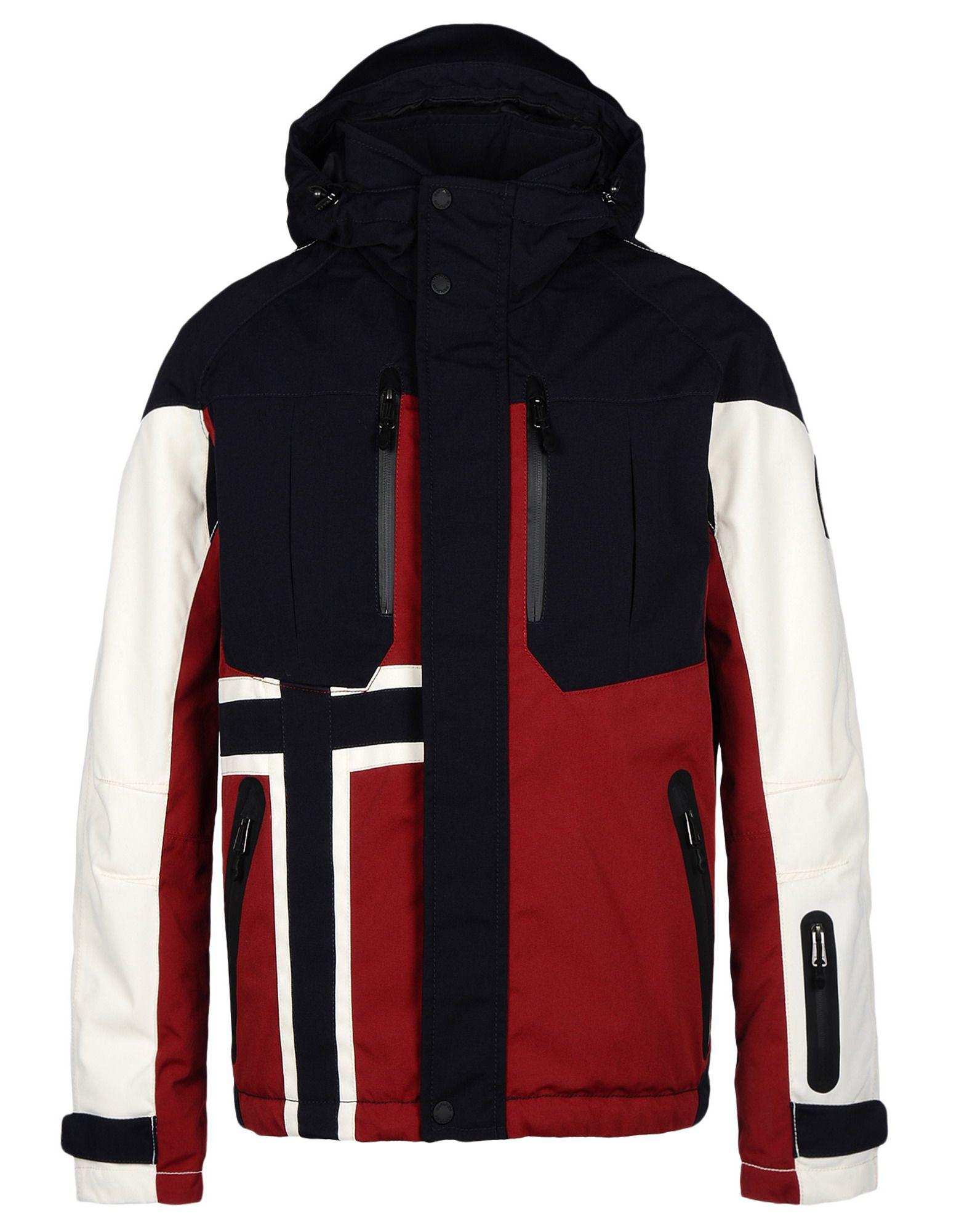 Napapijri Fleece Ski Jacket in Red for Men - Lyst