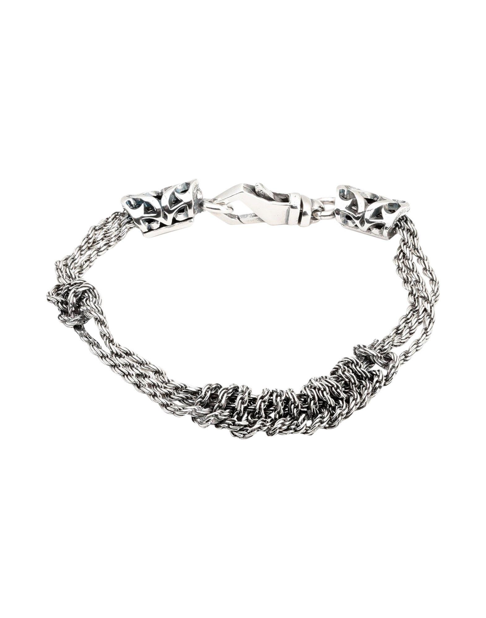 Emanuele Bicocchi Bracelet in Silver (Metallic) - Lyst
