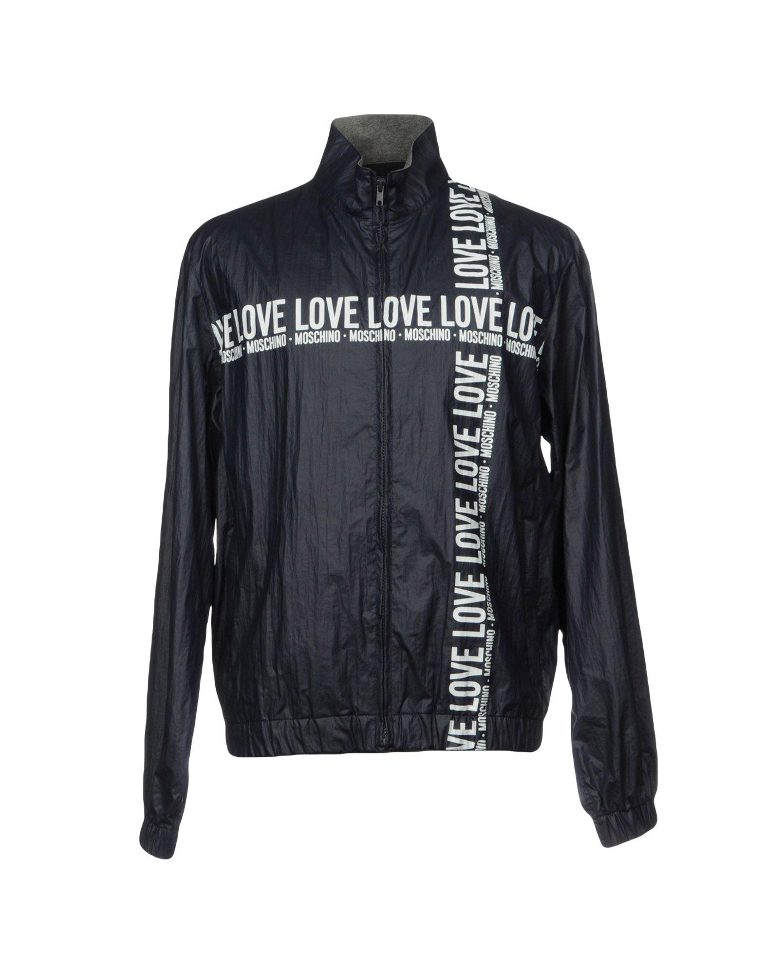 Love Moschino Jacket In Blue For Men Lyst Love Moschino Men S Blue Jacket