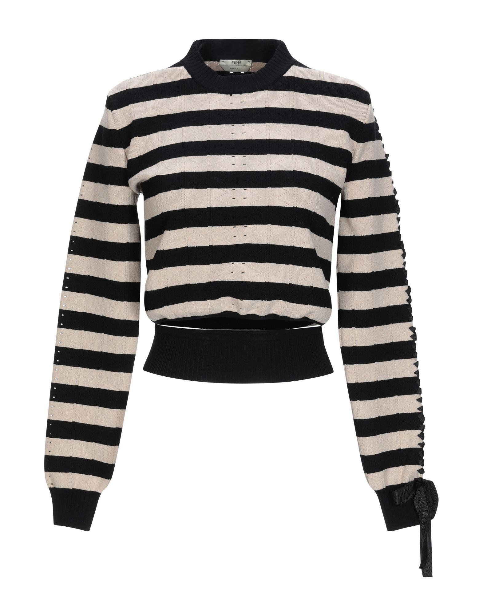 black and white fendi sweater