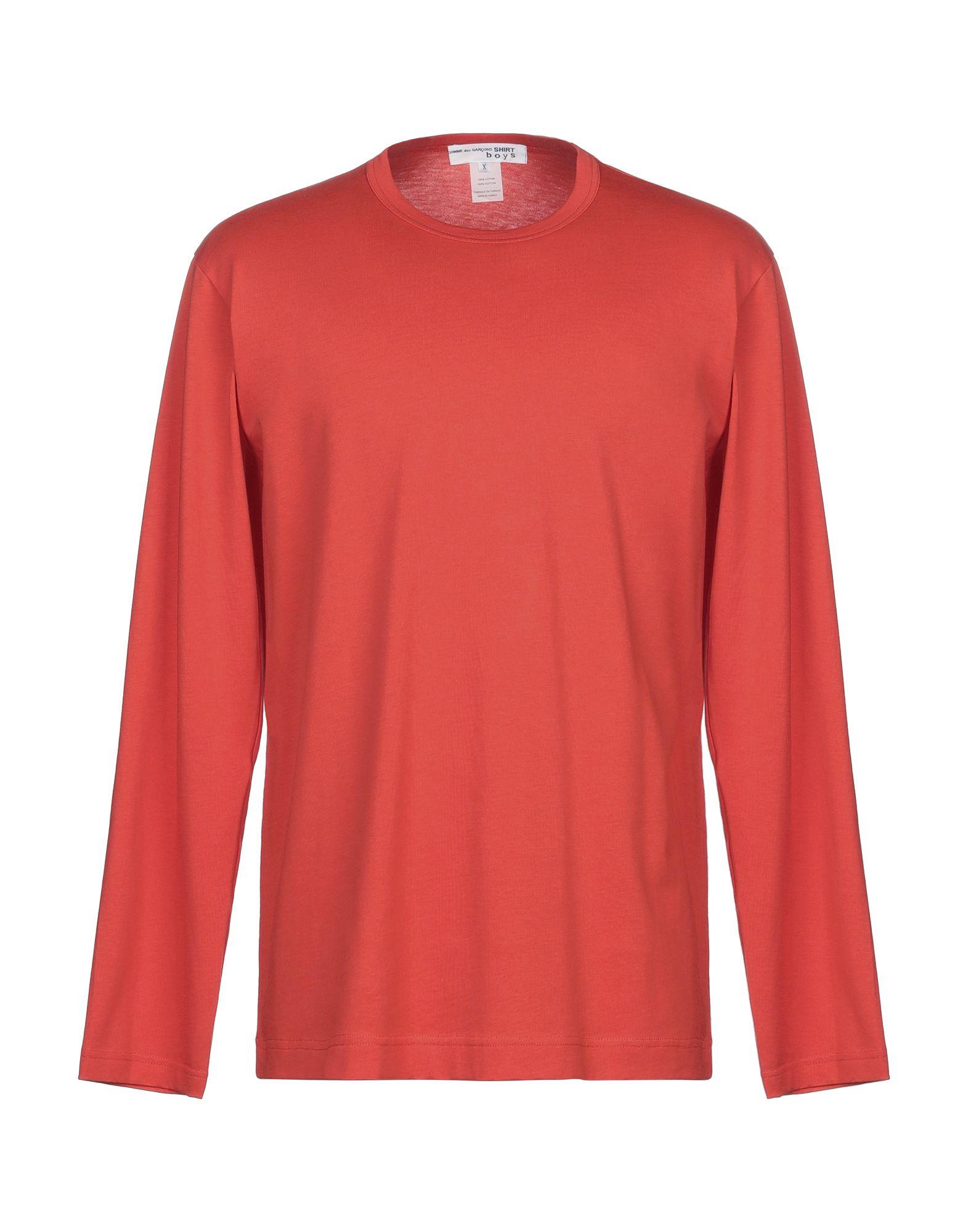comme des garcons orange t shirt