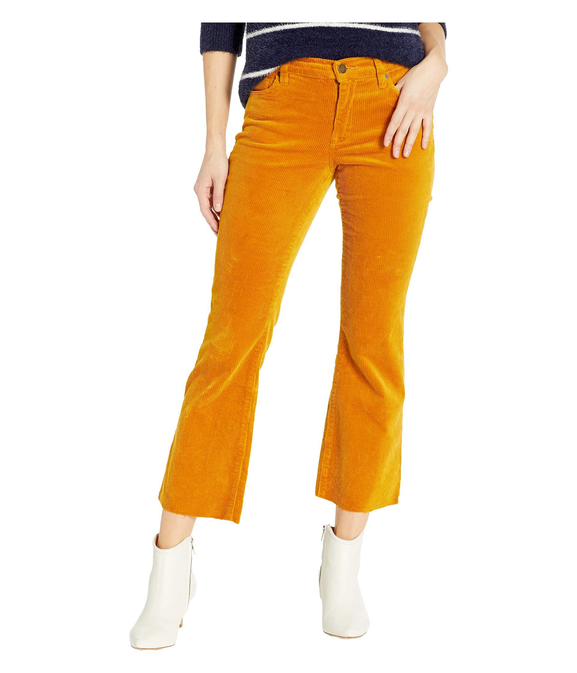 corduroy flare pants