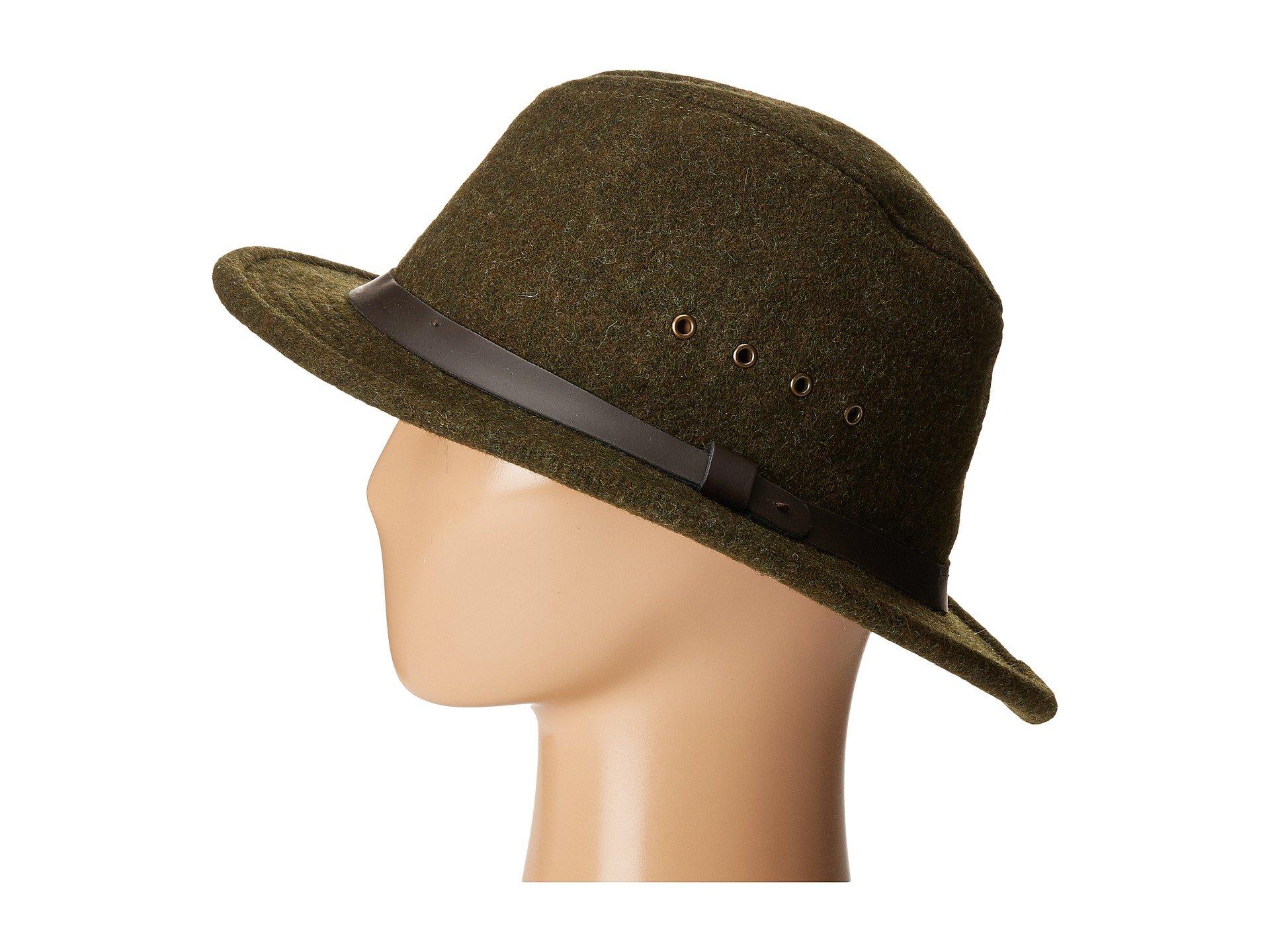 Filson Wool Packer Hat in Green - Lyst