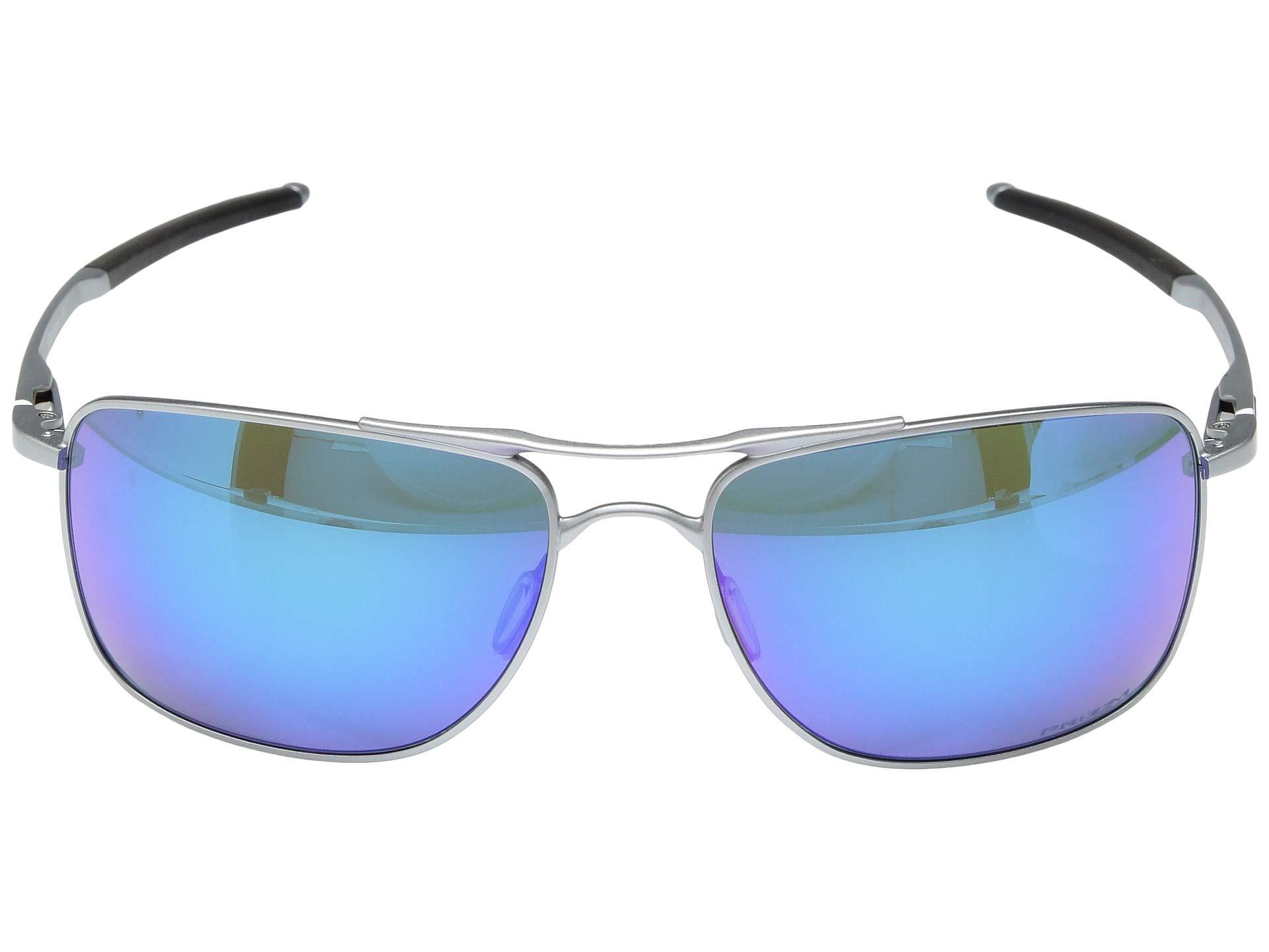 oakley sunglasses clear frames blue lens