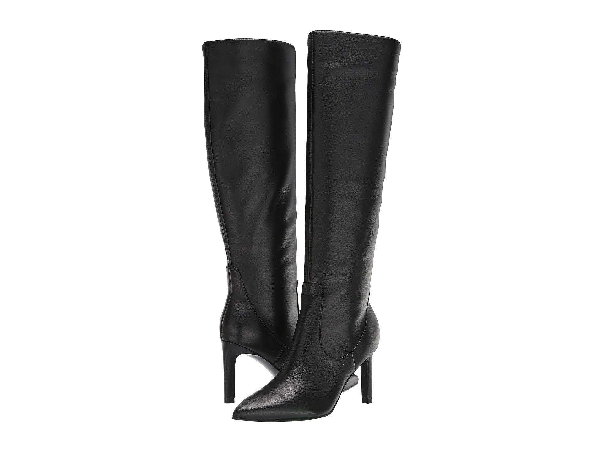 Nine West Leather Maxim Knee High Boot in Black Lyst