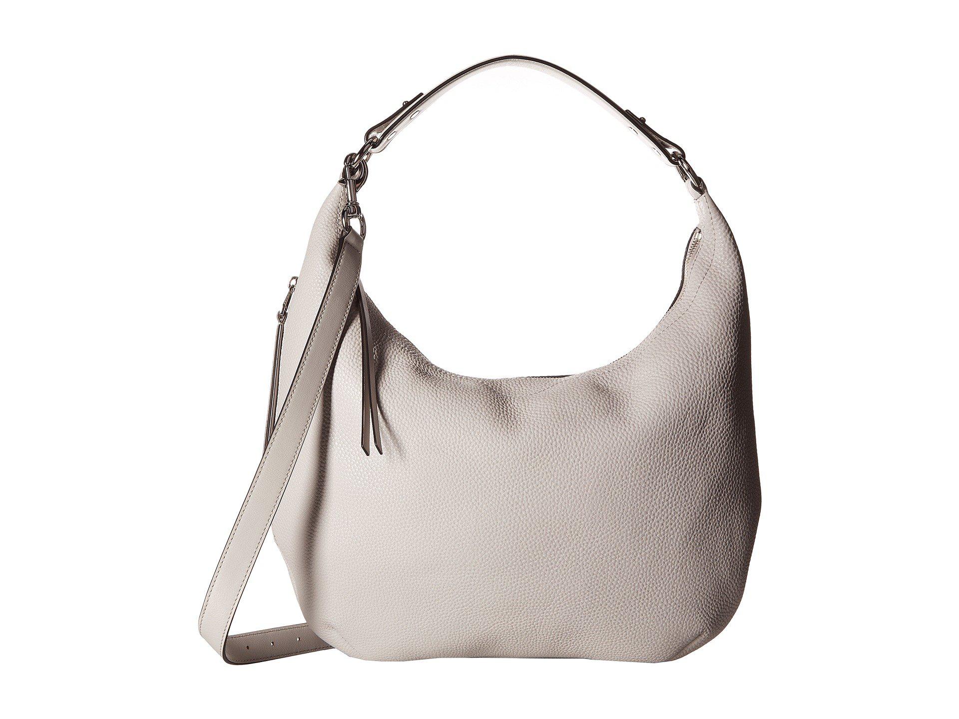 Lyst Rebecca Minkoff Michelle Hobo Putty Handbags In Gray Gallery