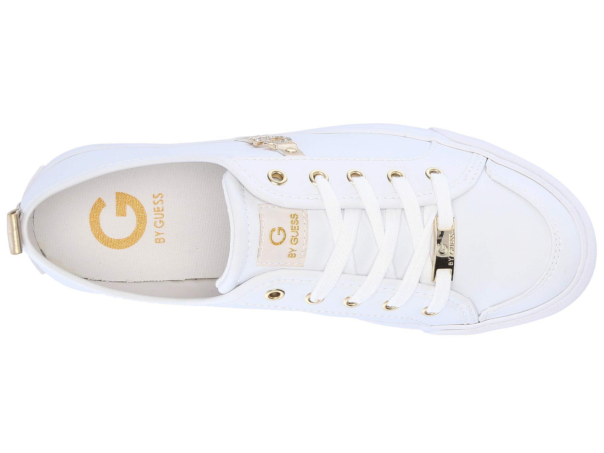 G by Guess Banx2 (white/gold/gold) Women's Shoes Lyst