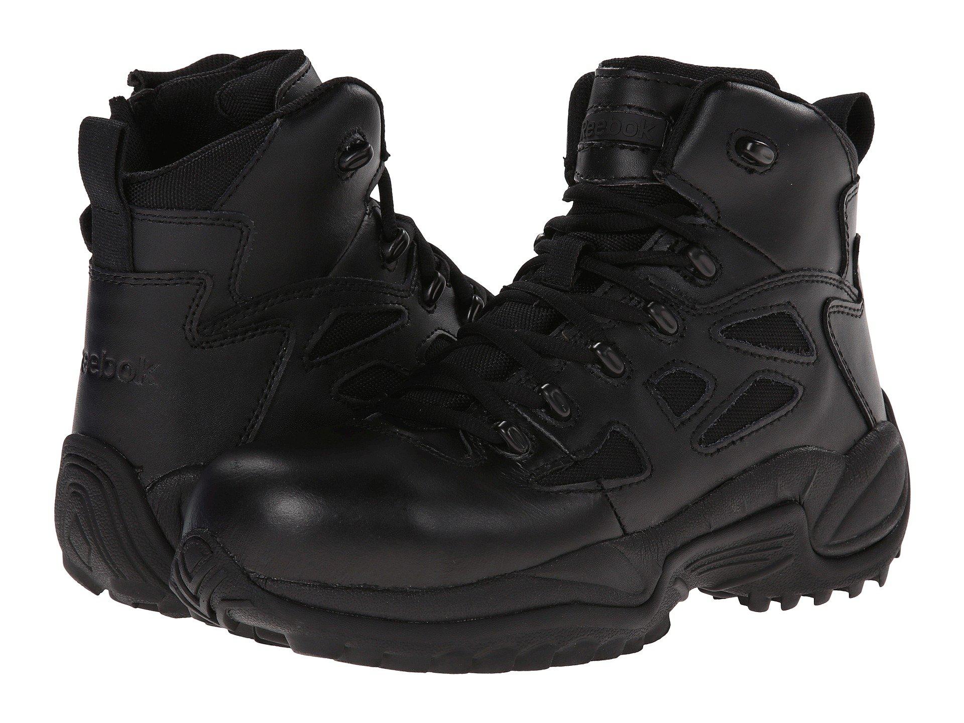 reebok black boots