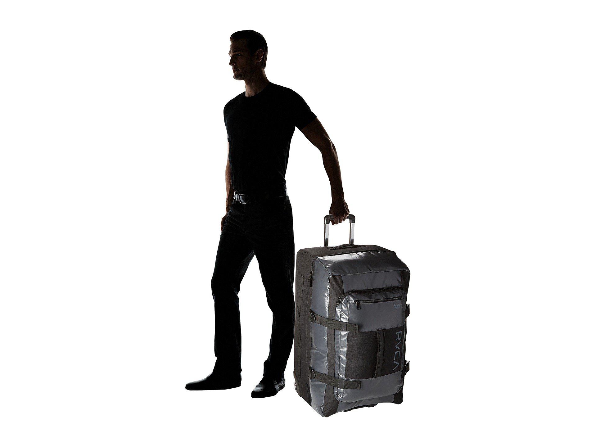 Lyst Rvca Voyage Roller Black Luggage In For Men Gallery