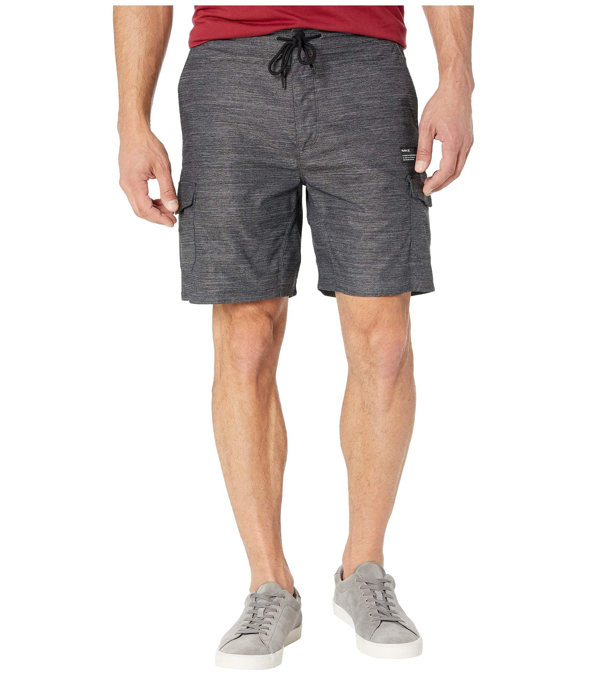 Hurley 19 Dri-fit Breathe Cargo Shorts in Black for Men - Lyst