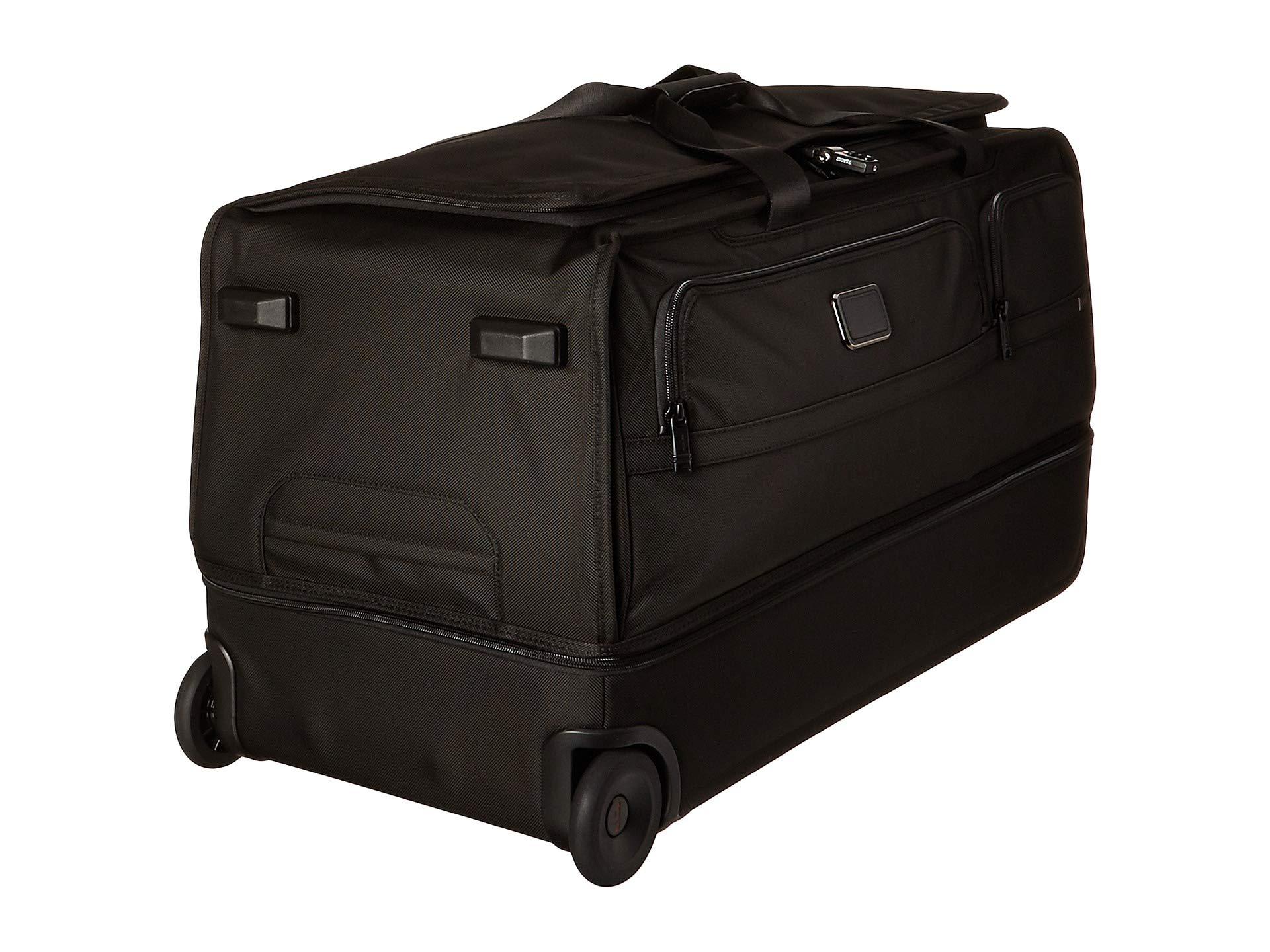 tumi black luggage