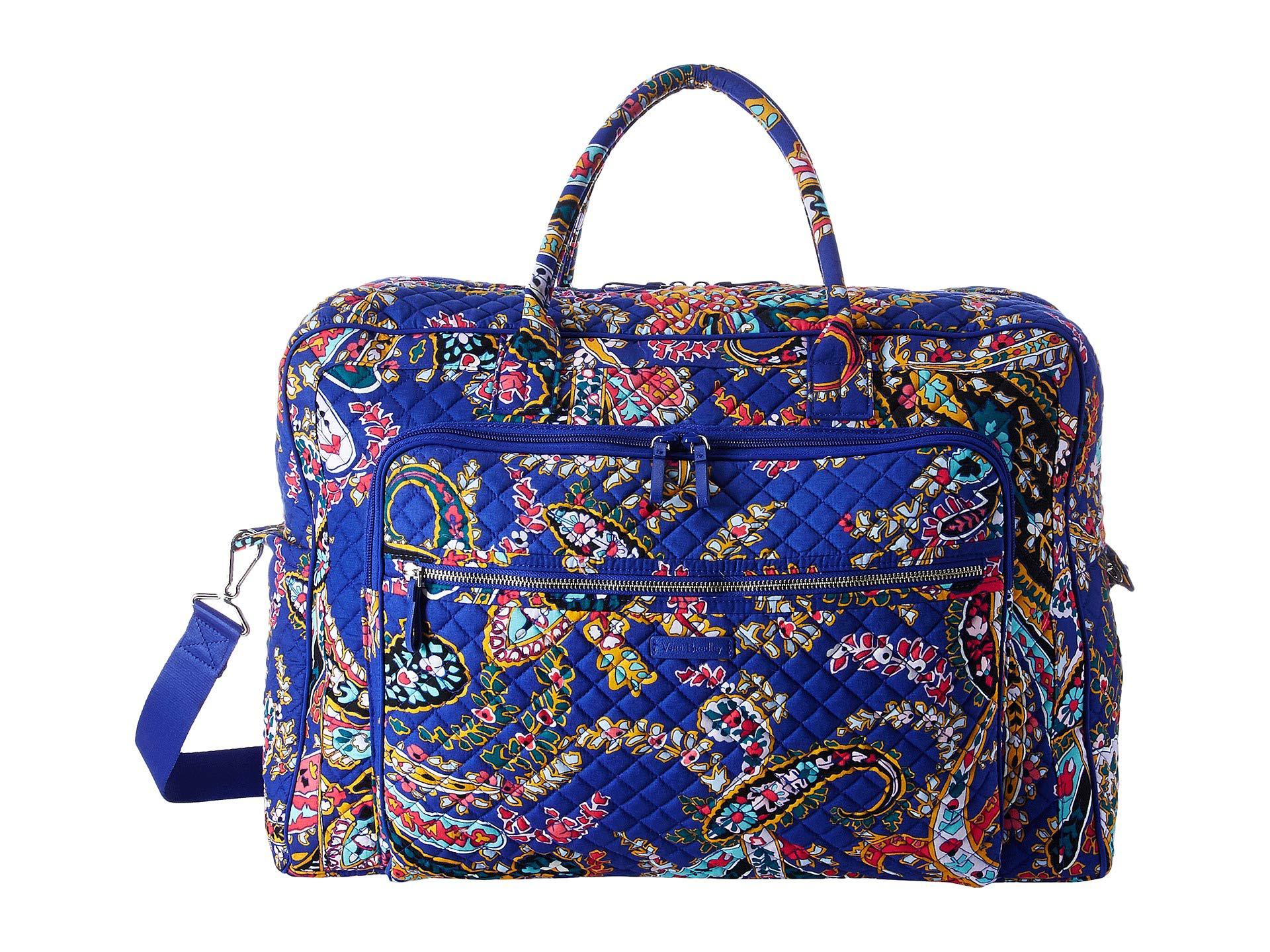 Vera Bradley Iconic Grand Weekender Travel Bag Signature