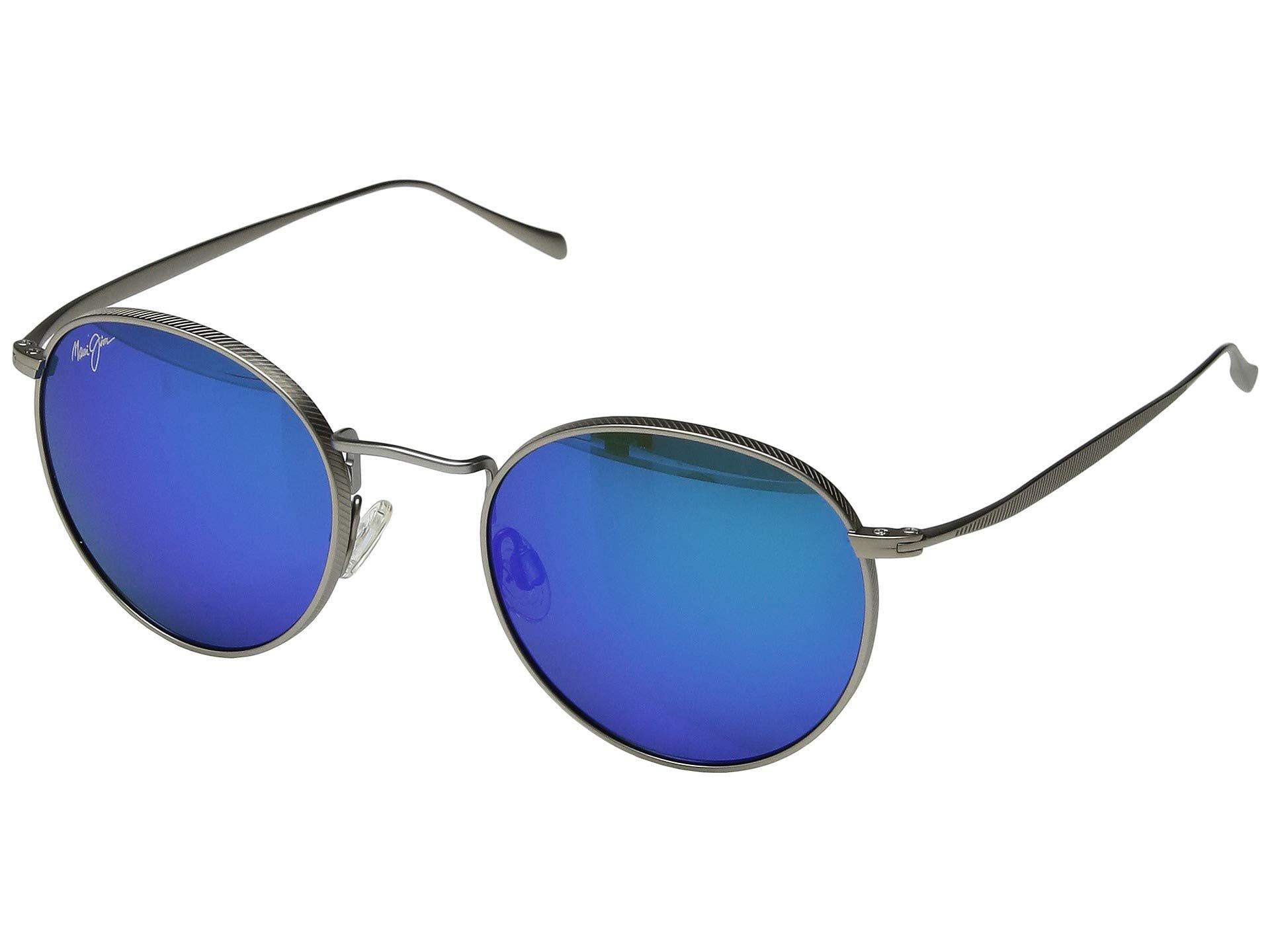 Lyst Maui Jim Nautilus Antique Bronze Hcl Bronze Athletic Performance Sport Sunglasses In Blue