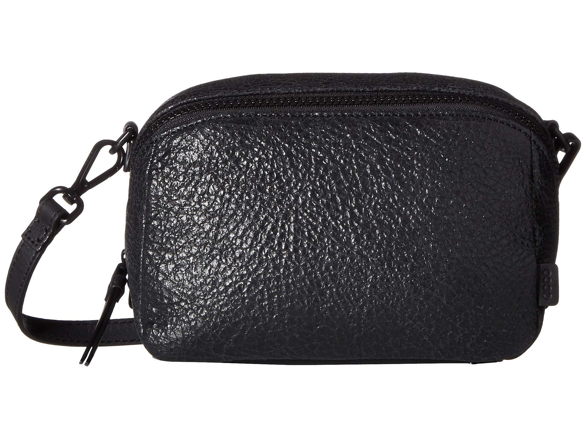 Lyst Ecco Sp 3 Medium Boxy Black Wristlet Handbags In View Fullscreen