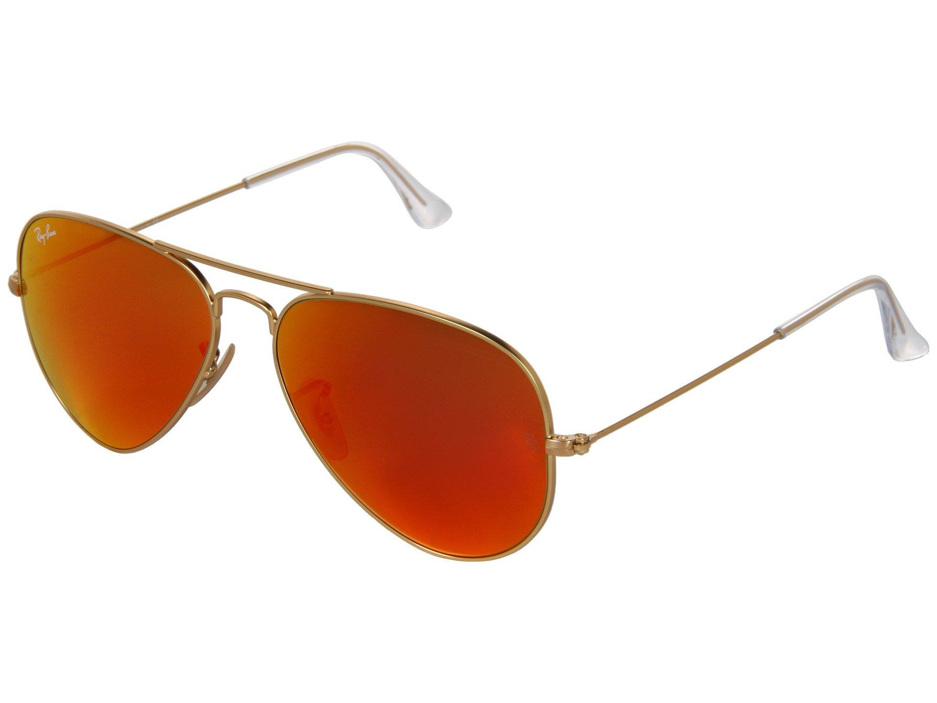 Ray Ban Rb3025 Original Aviator 58mm In Red Lyst 