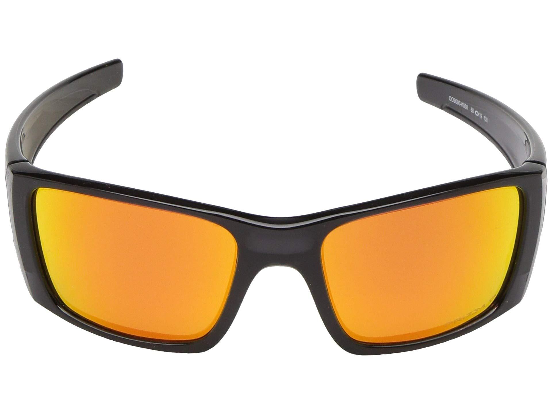 Oakley Fuel Cell Black Ink W Prizm Ruby Polarized Polarized Sport Sunglasses In Black For Men