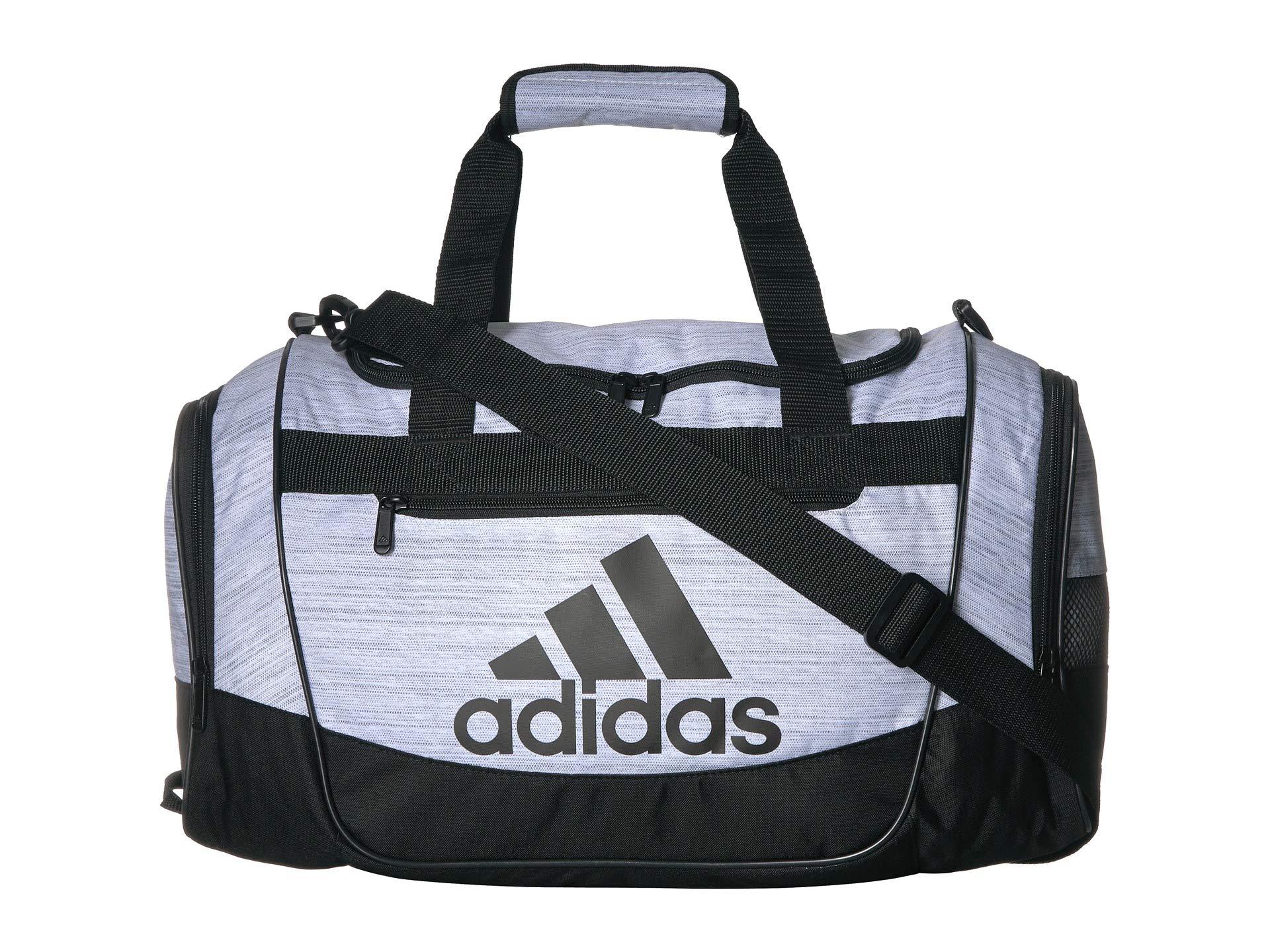 Lyst - adidas Defender Iii Small Duffel (black/white) Duffel Bags in Black