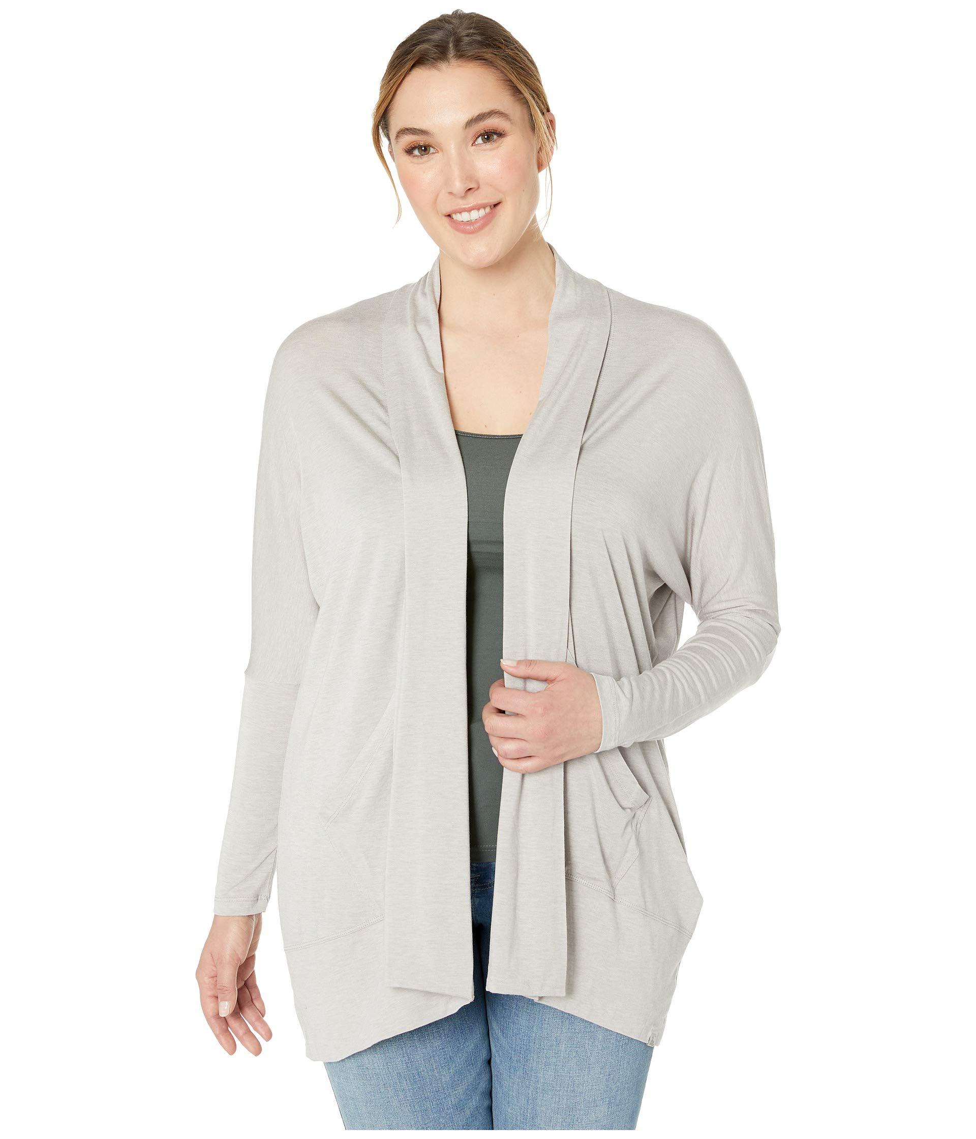 Prana Synthetic Plus Size Foundation Wrap in Gray - Lyst