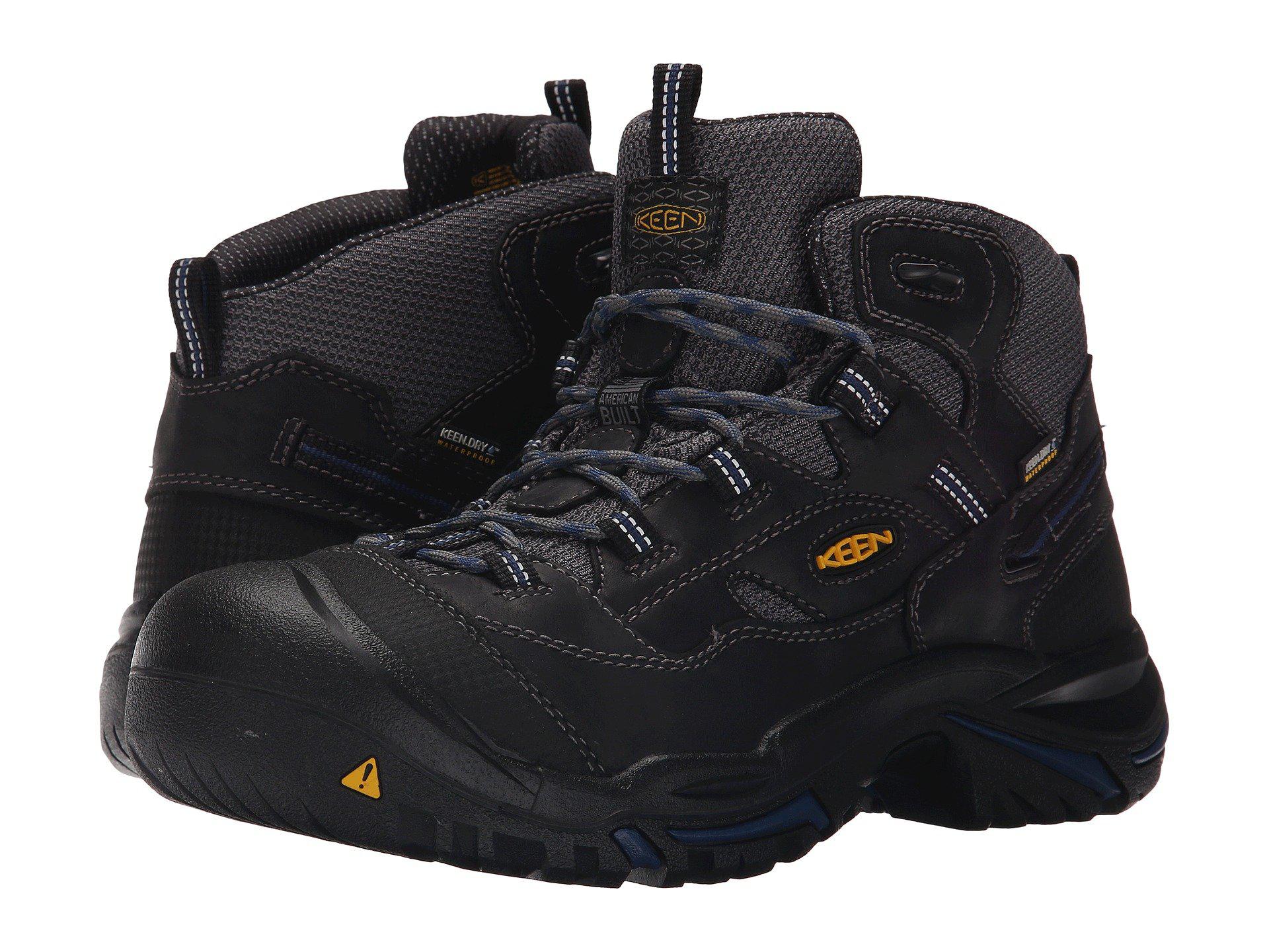 Keen Utility Mens Black Braddock Mid Waterproof Soft Toe Keen Utility Mens Black Braddock Mid Waterproof Soft Toe