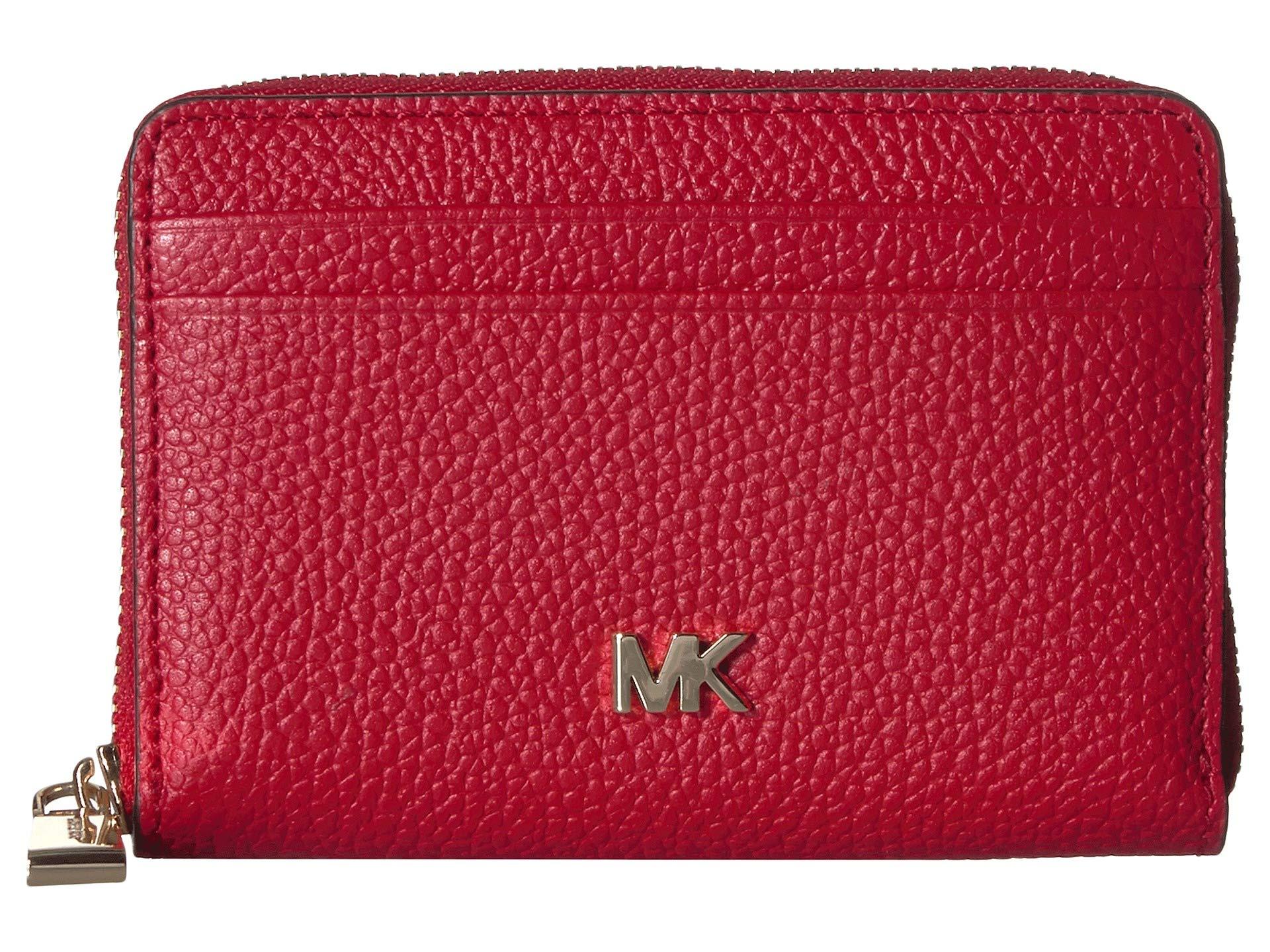 MICHAEL Michael Kors Zip Around Coin Card Case (vanilla/acorn) Credit