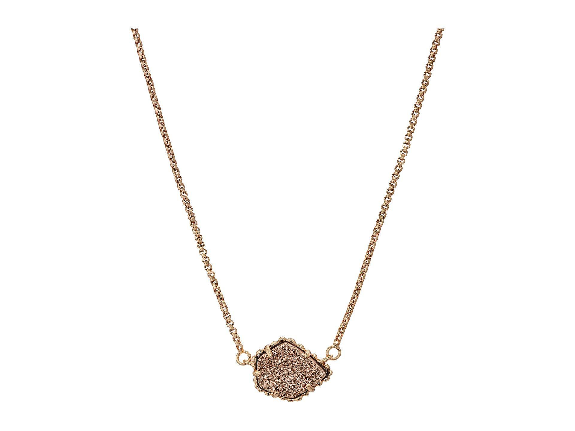 Lyst - Kendra Scott Tess Necklace (gold/multi Drusy) Necklace in Metallic