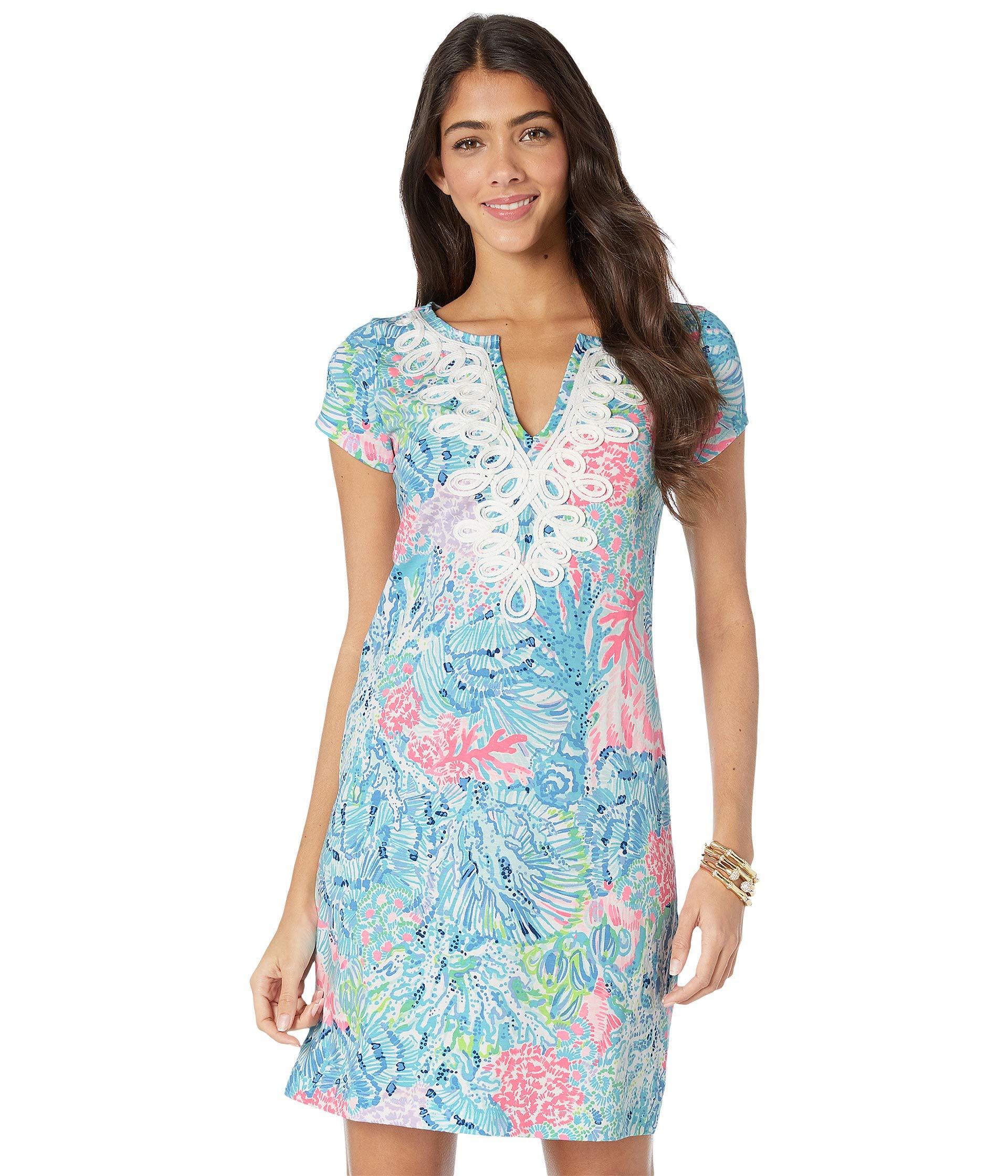 Lilly Pulitzer Cotton Brewster Dress in Blue - Lyst
