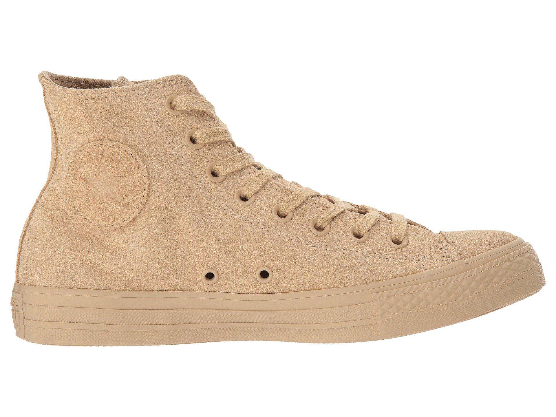 Converse Chuck Taylor(r) All Star(r) Hi - Mono Suede (light Fawn) Shoes ...