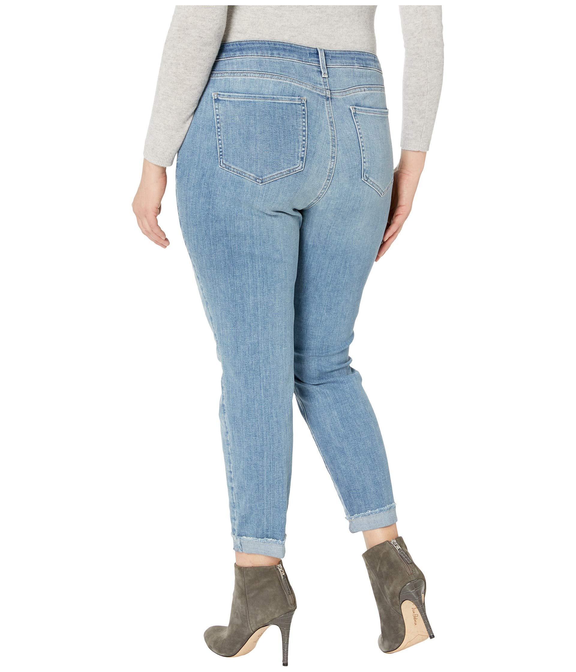 NYDJ Denim Plus Size Ami Skinny Ankle Jean With Cuff in Blue Save 43