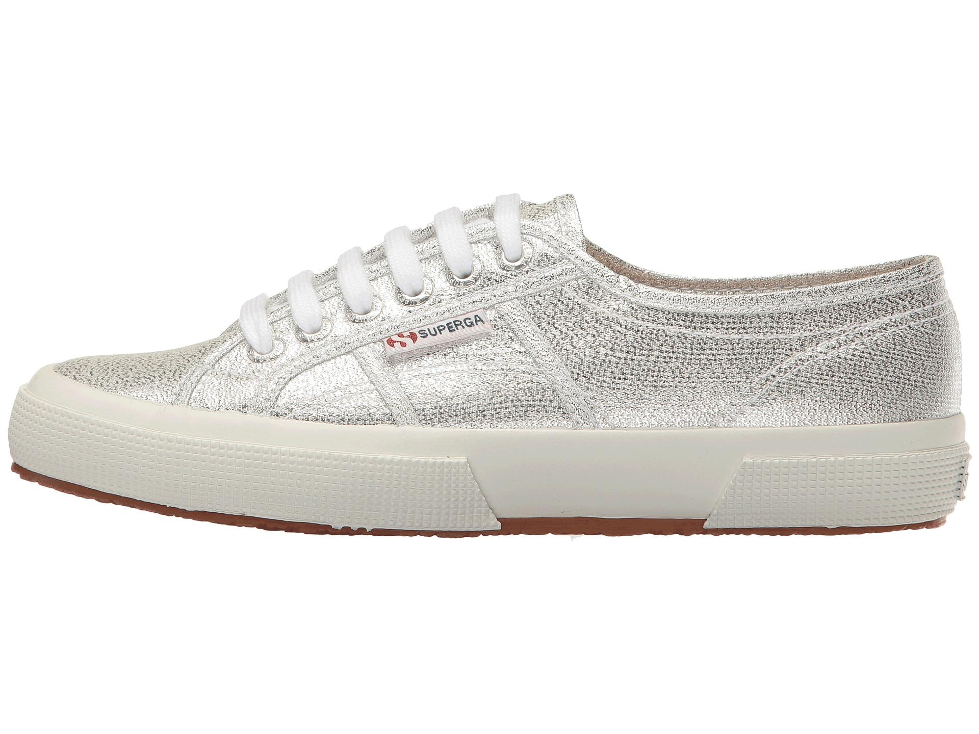 Superga Cotton 2750-lamew Women's Shoes (trainers) In Silver in ...