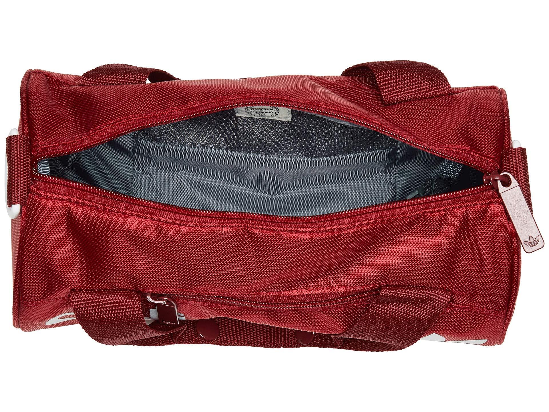 Lyst - adidas Originals Originals Santiago Mini Duffel (black/white) Duffel Bags in Red