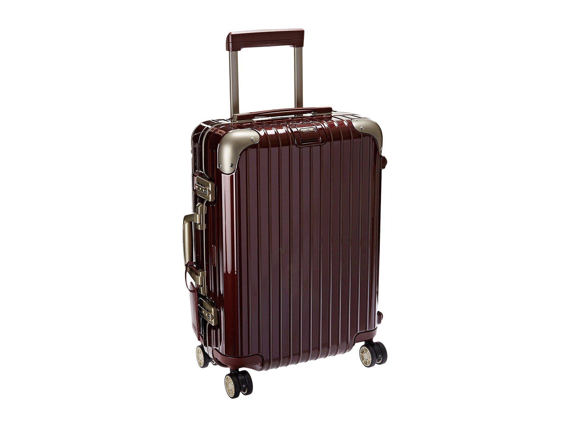 rimowa trunk red