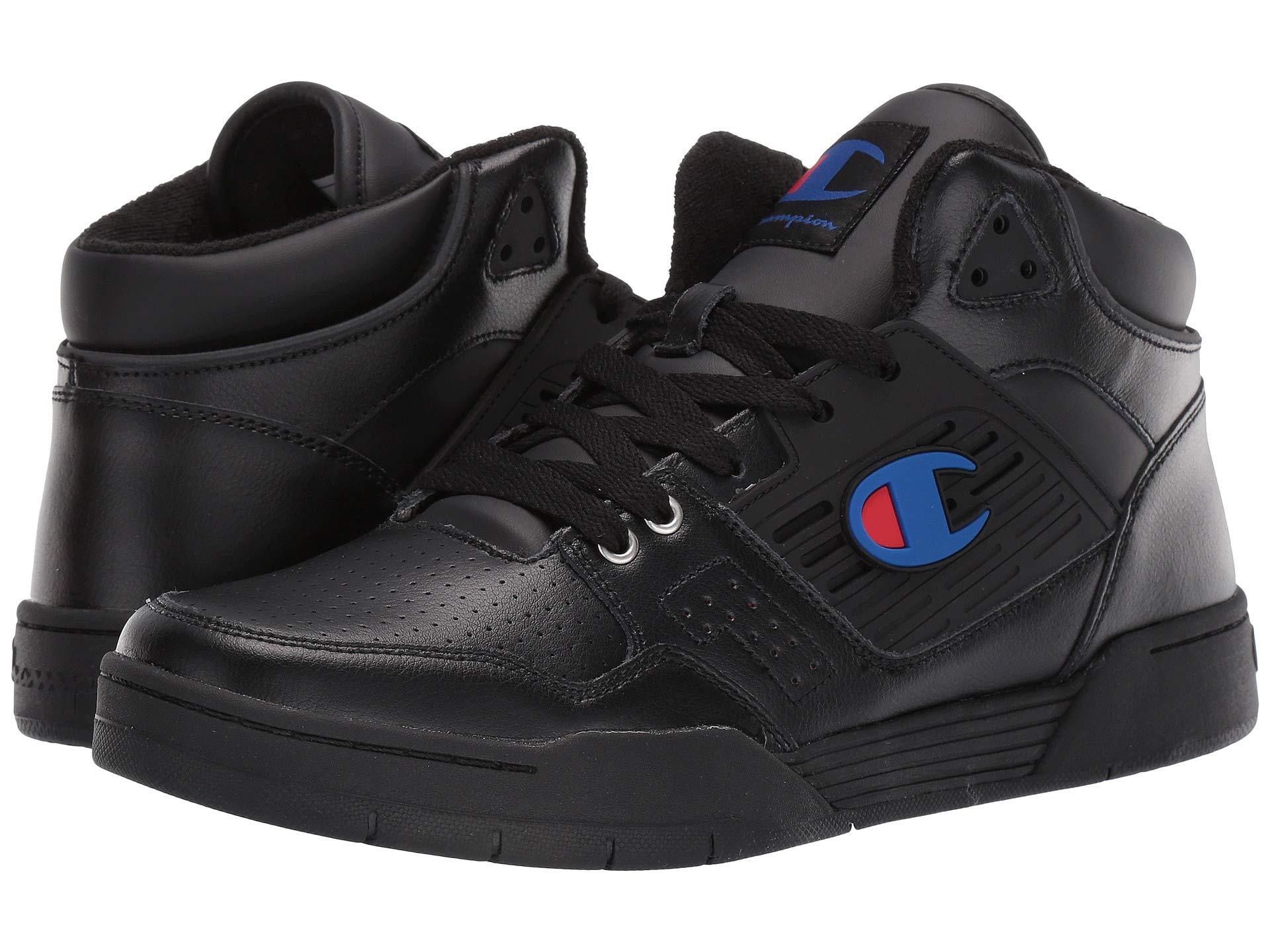 champion-leather-3-on-3-black-multi-shoes-for-men-lyst