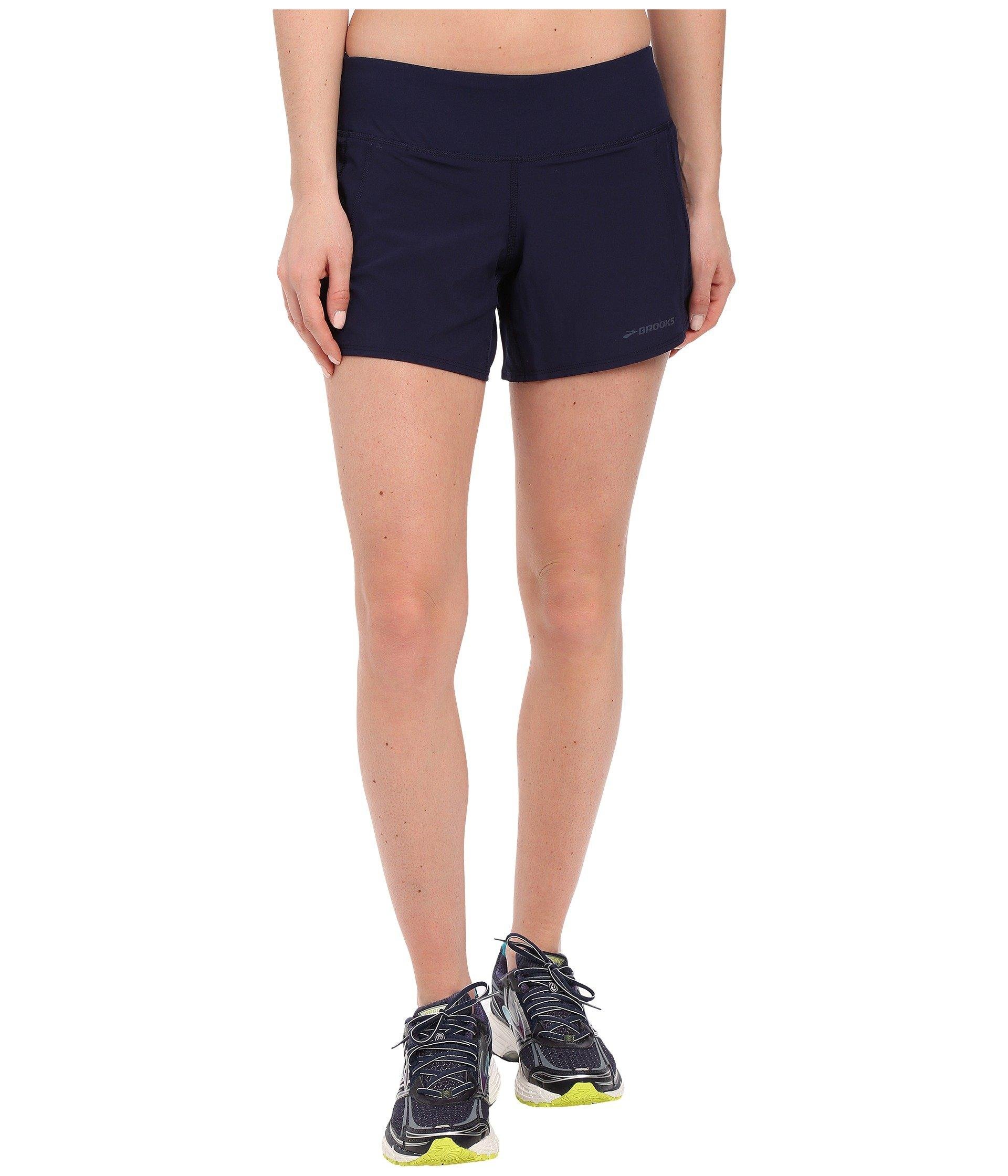 Lyst - Brooks Chaser 5 Shorts (white/navy) Women's Shorts in Blue