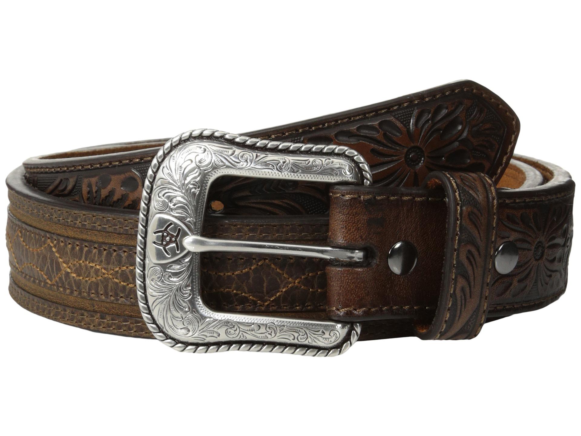 Ariat Barbwire Belt in Brown for Men | Lyst