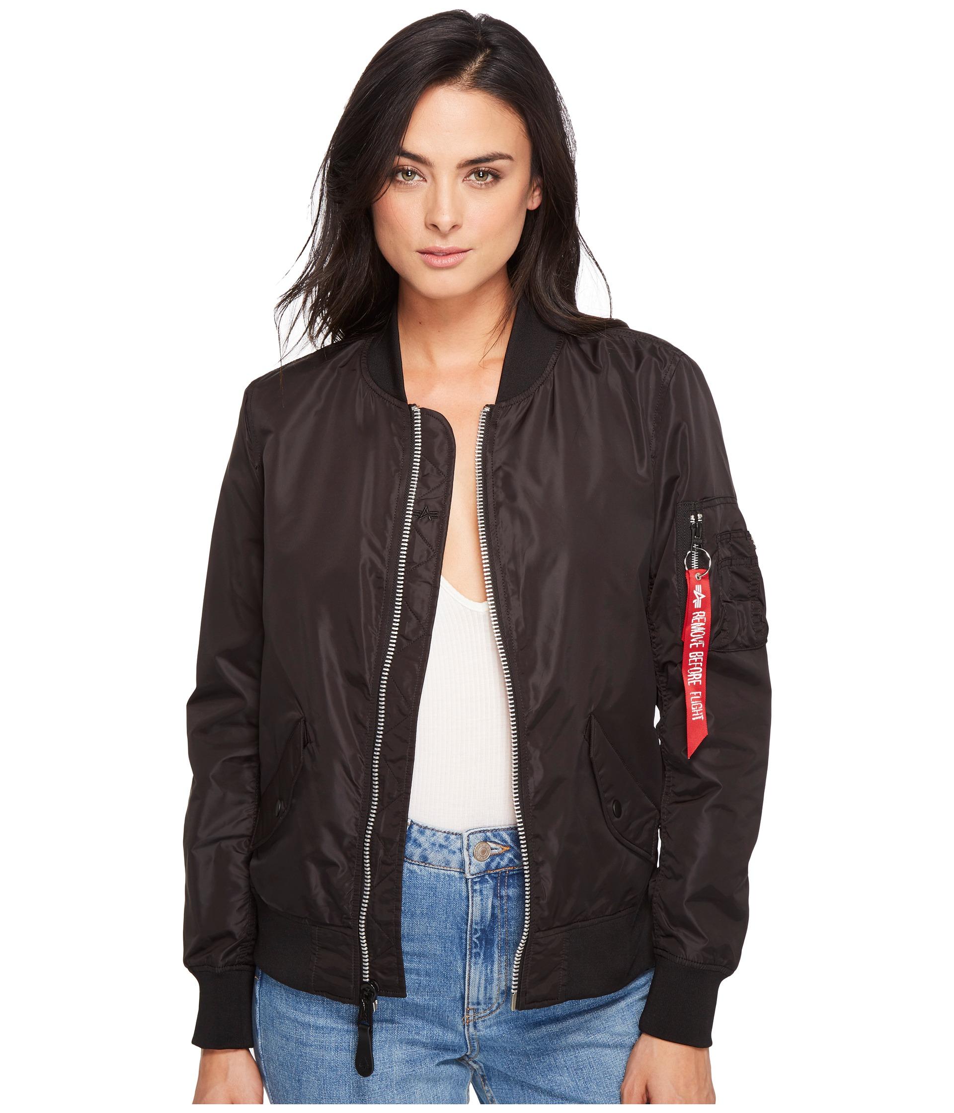 Alpha industries L-2b Scout Jacket in Black | Lyst