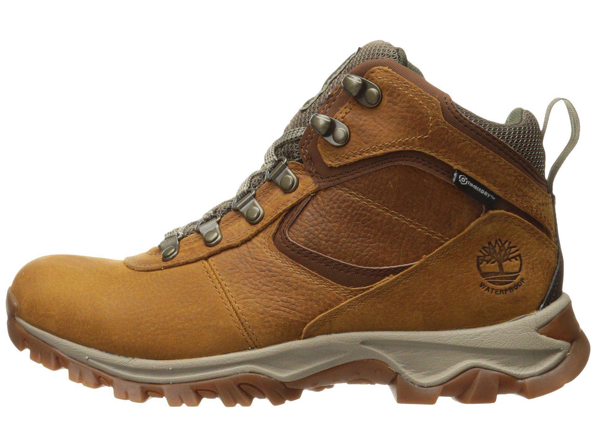 Timberland Mt. Maddsen Mid Leather Wp Hiking Boot in Brown for Men - Lyst