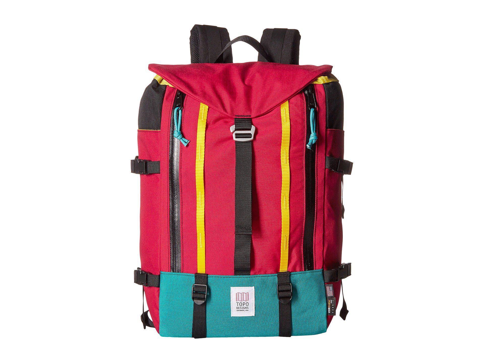 Lyst Topo Designs Mountain Pack (silver) Backpack Bags in Red for Men