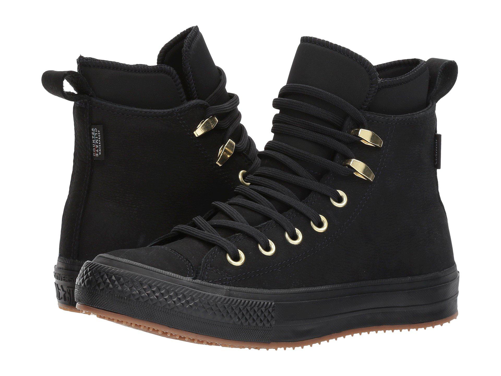 Lyst - Converse Chuck Taylor® All Star® Waterproof Boot Nubuck Hi in Black