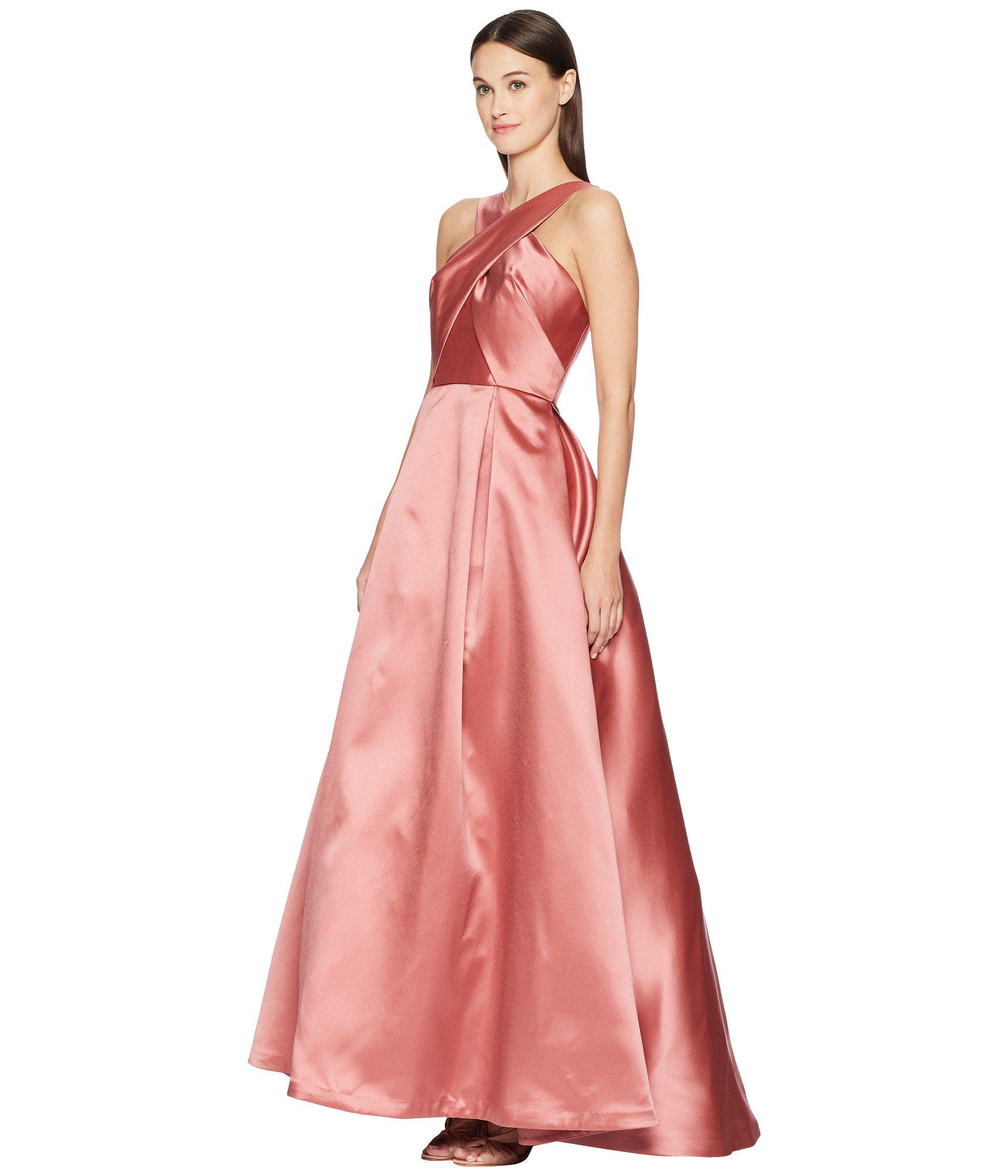 Lyst Ml Monique Lhuillier Cross Front Satin Gown Blush Pink Lyst Ml Monique Lhuillier Cross Front Satin Gown Blush Pink Women S Dress In Save 55 10791366906475