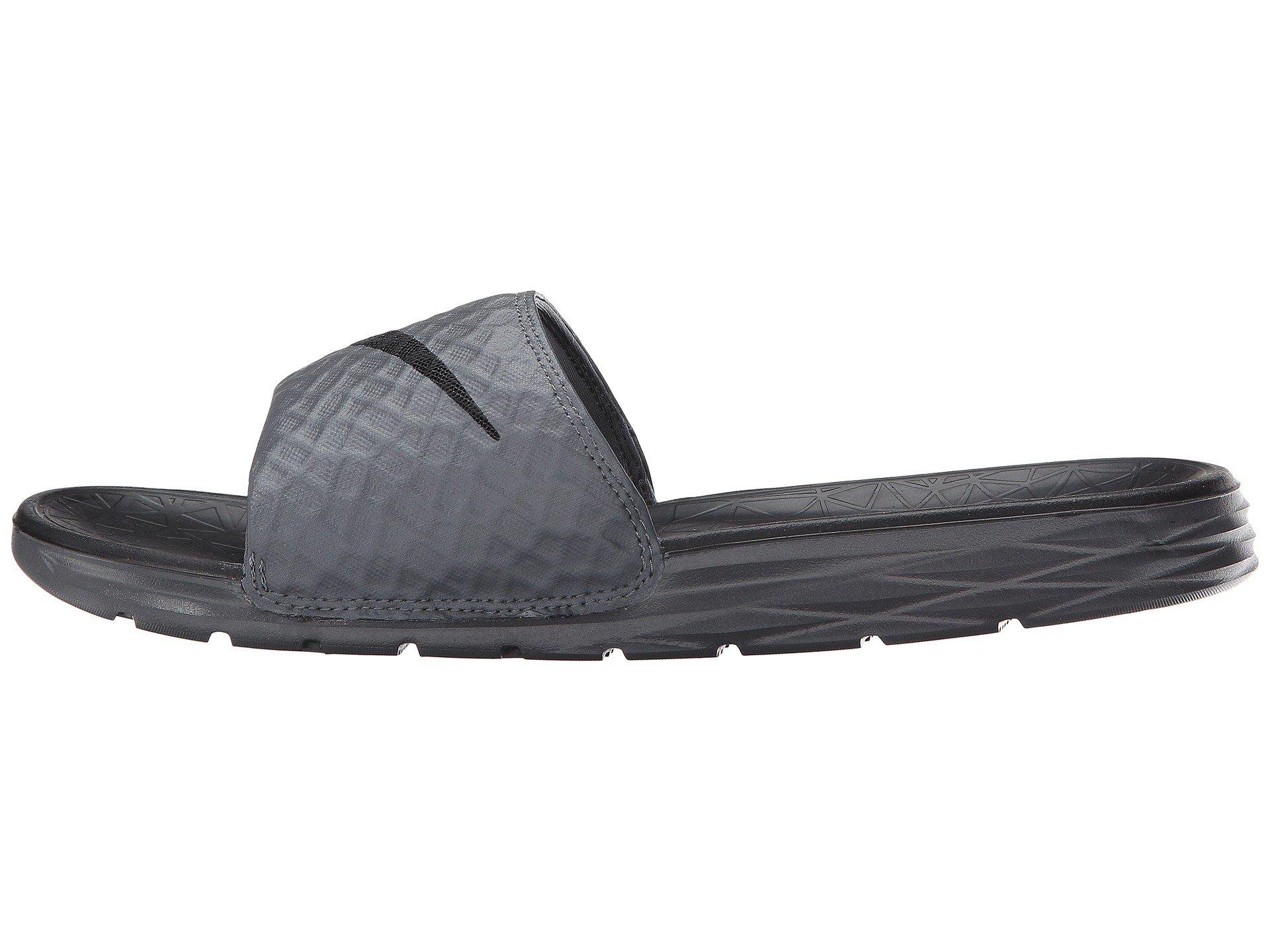 Lyst - Nike Benassi Solarsoft Slide 2 (dark Grey/black) Men's Slide ...