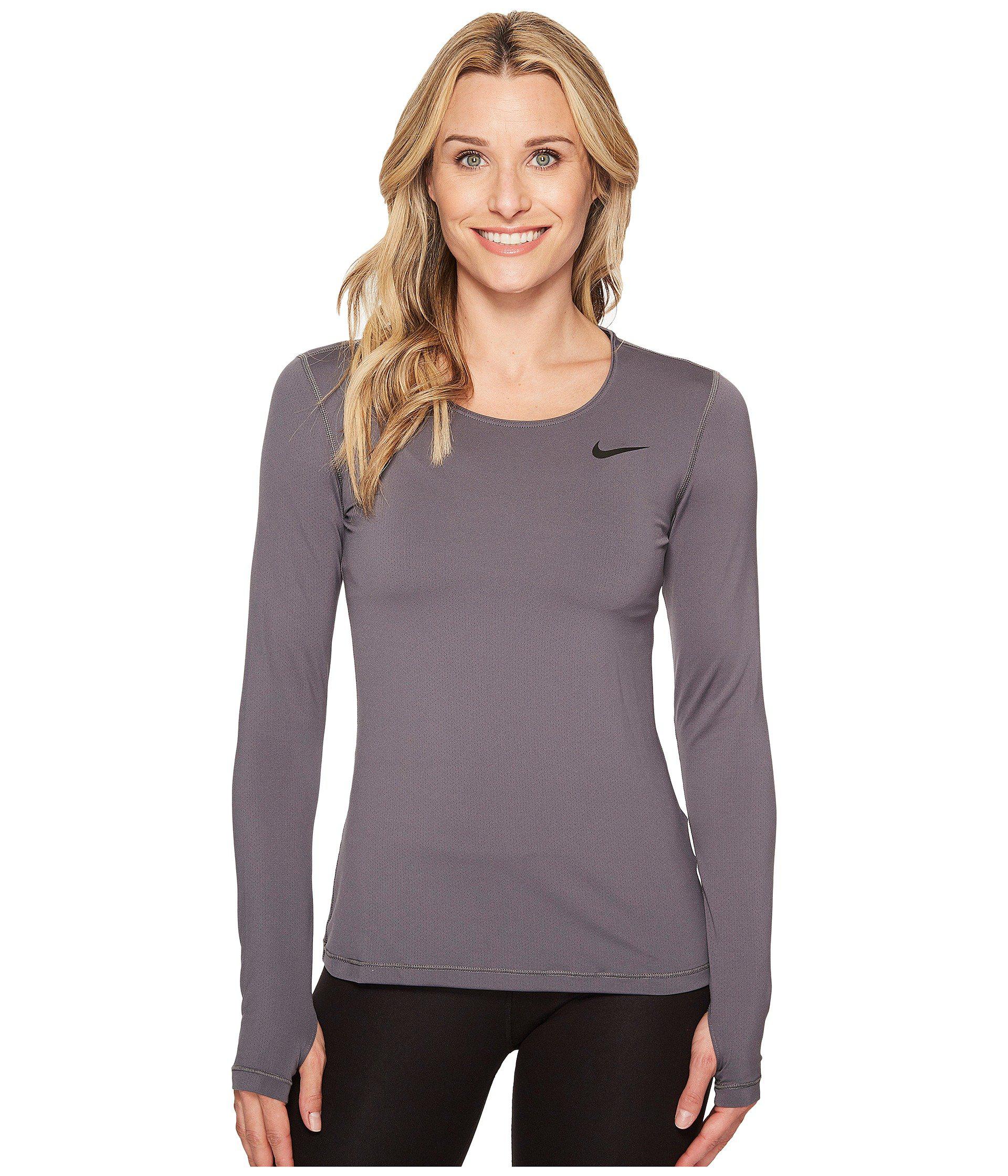 women's nike long sleeve workout shirts