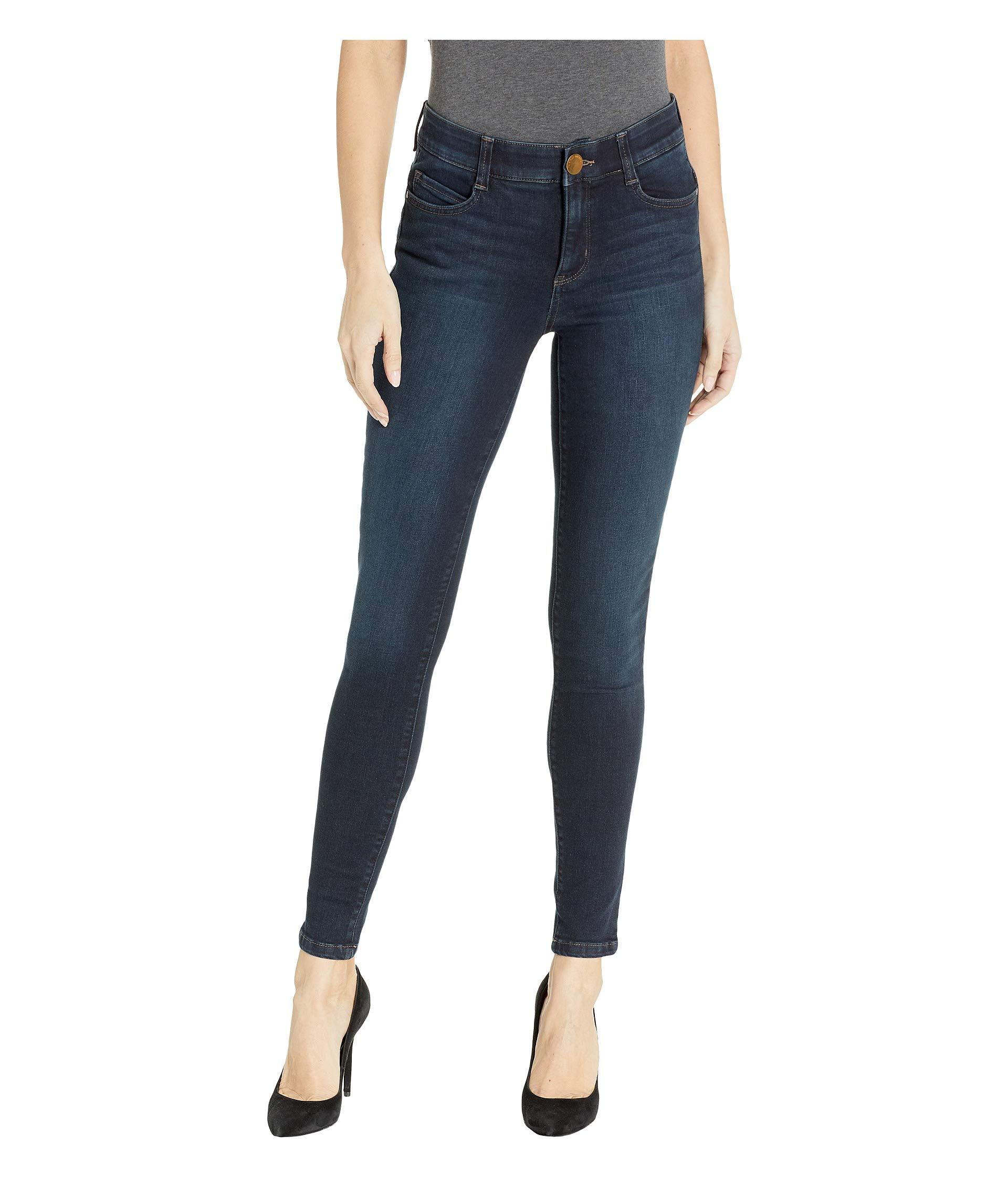 Vintage America Denim Body Sculpt Skinny Jeans In Dark Blue - Lyst