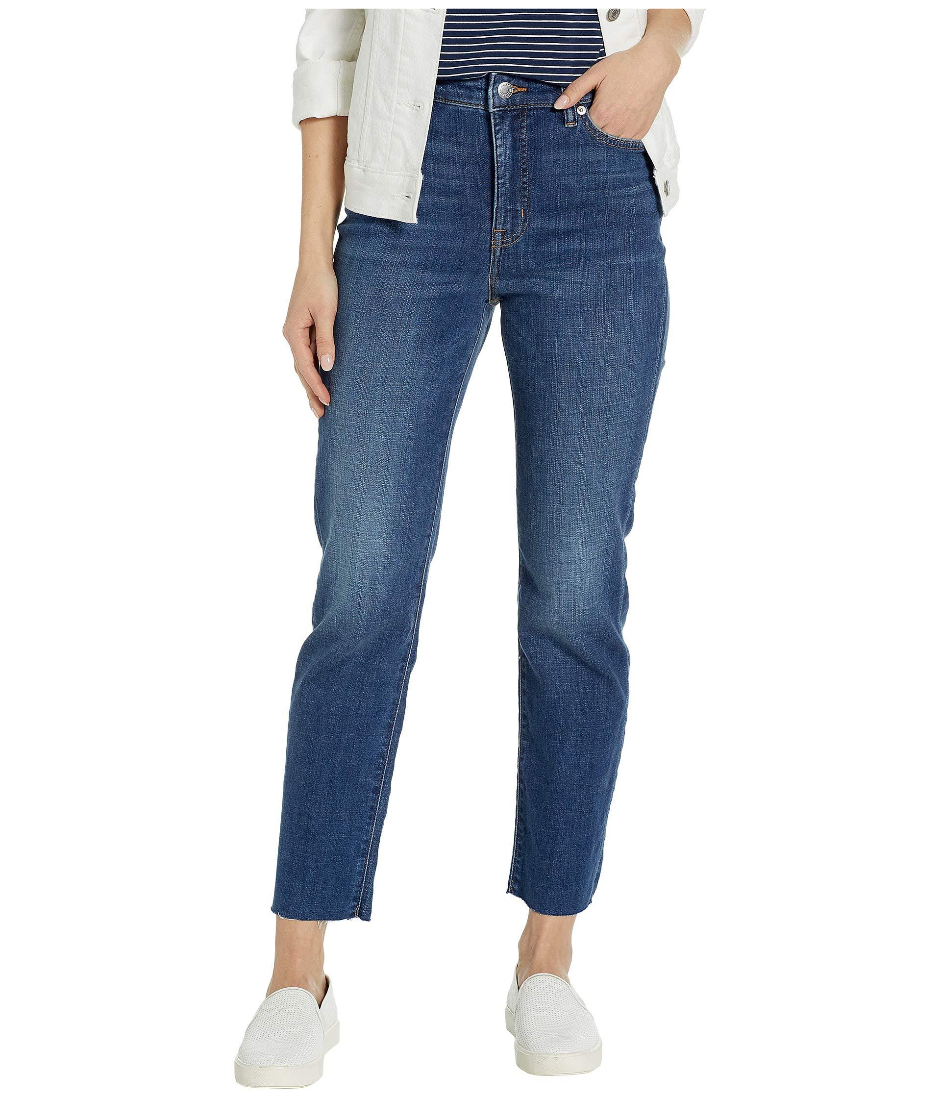 Lyst - Lauren by Ralph Lauren Regal Straight Ankle Jeans (light ...