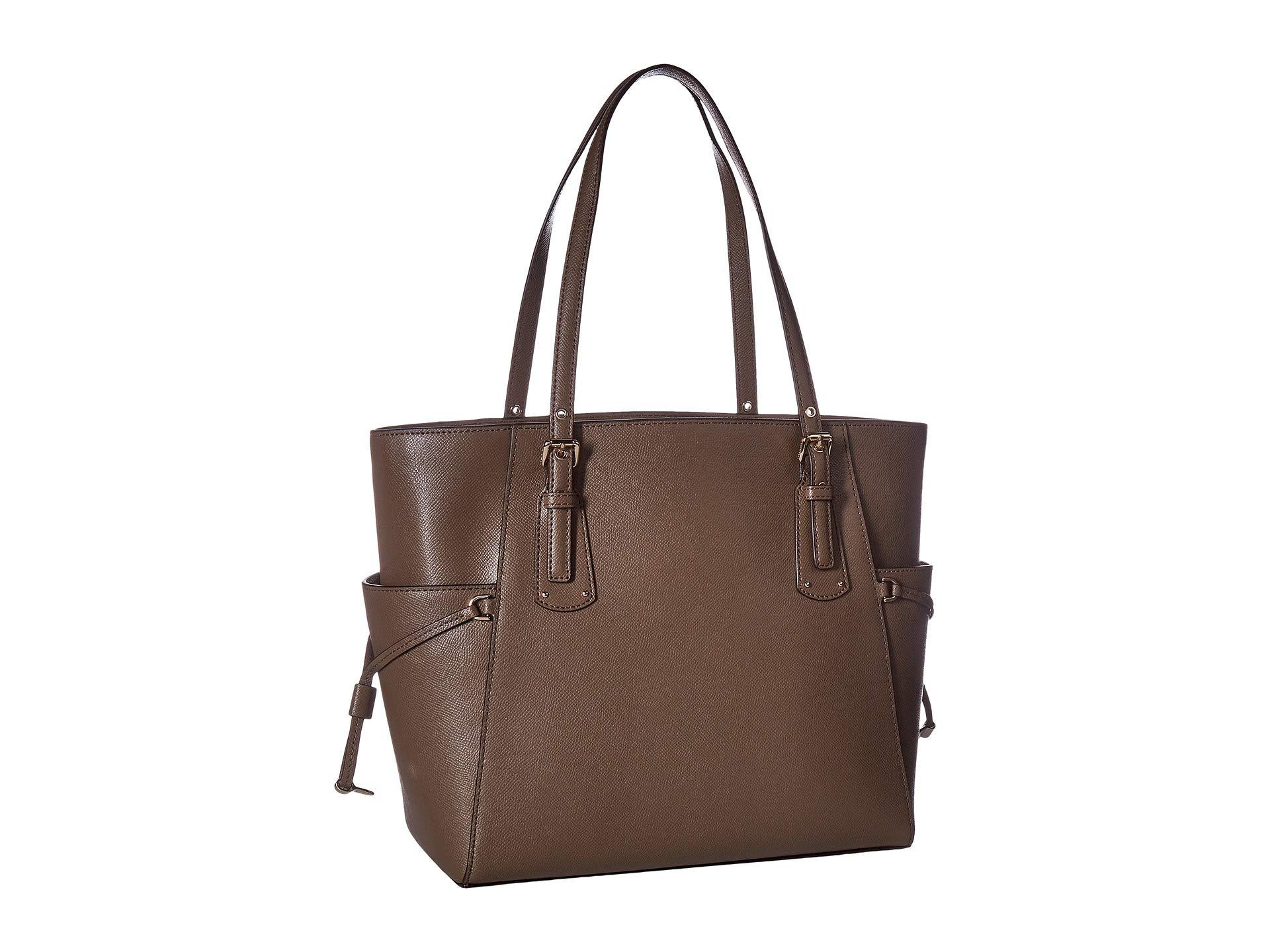 Lyst Michael Kors Voyager East West Tote Fawn View Fullscreen