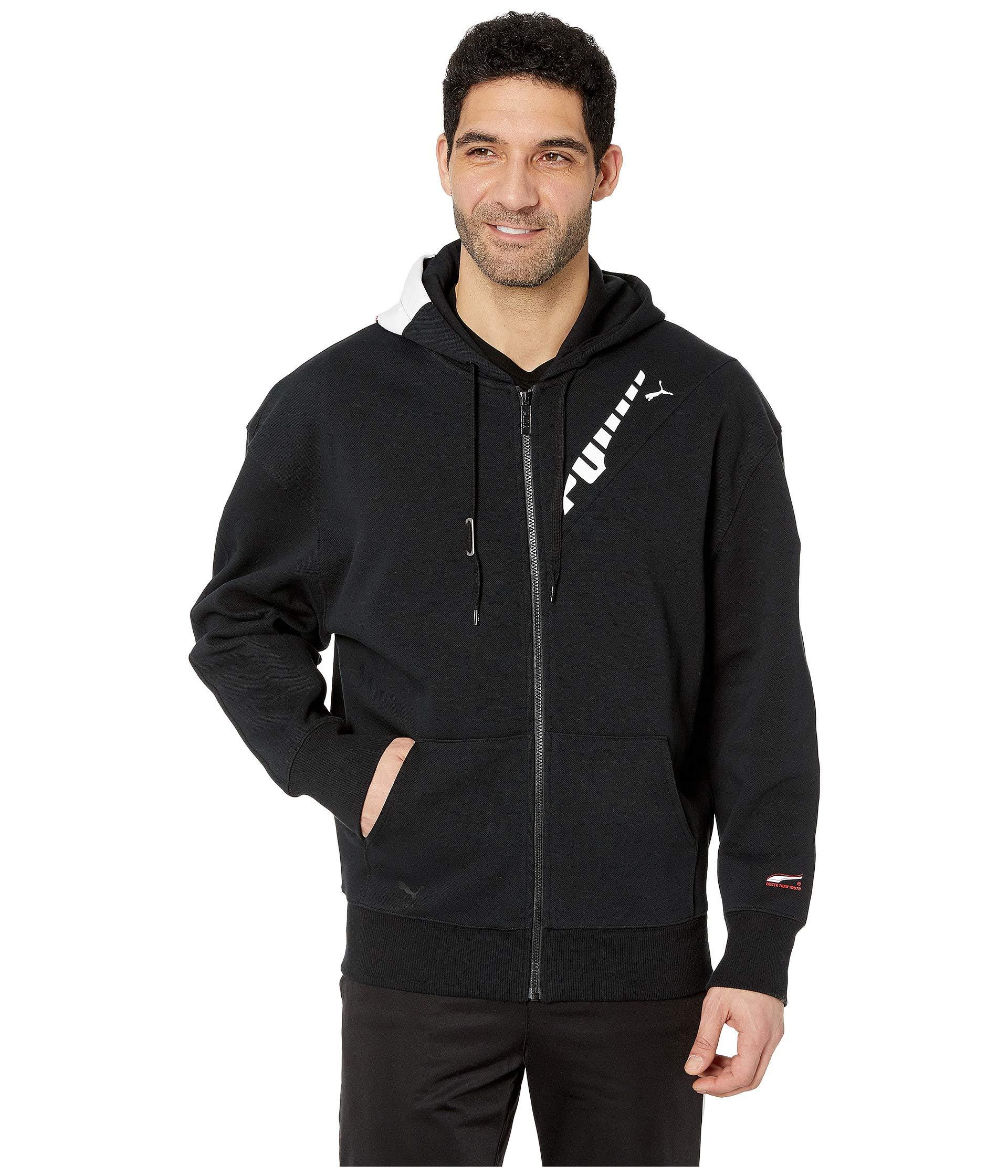 Lyst - PUMA X Ader Error Full Zip Hoodie (cotton Black ...