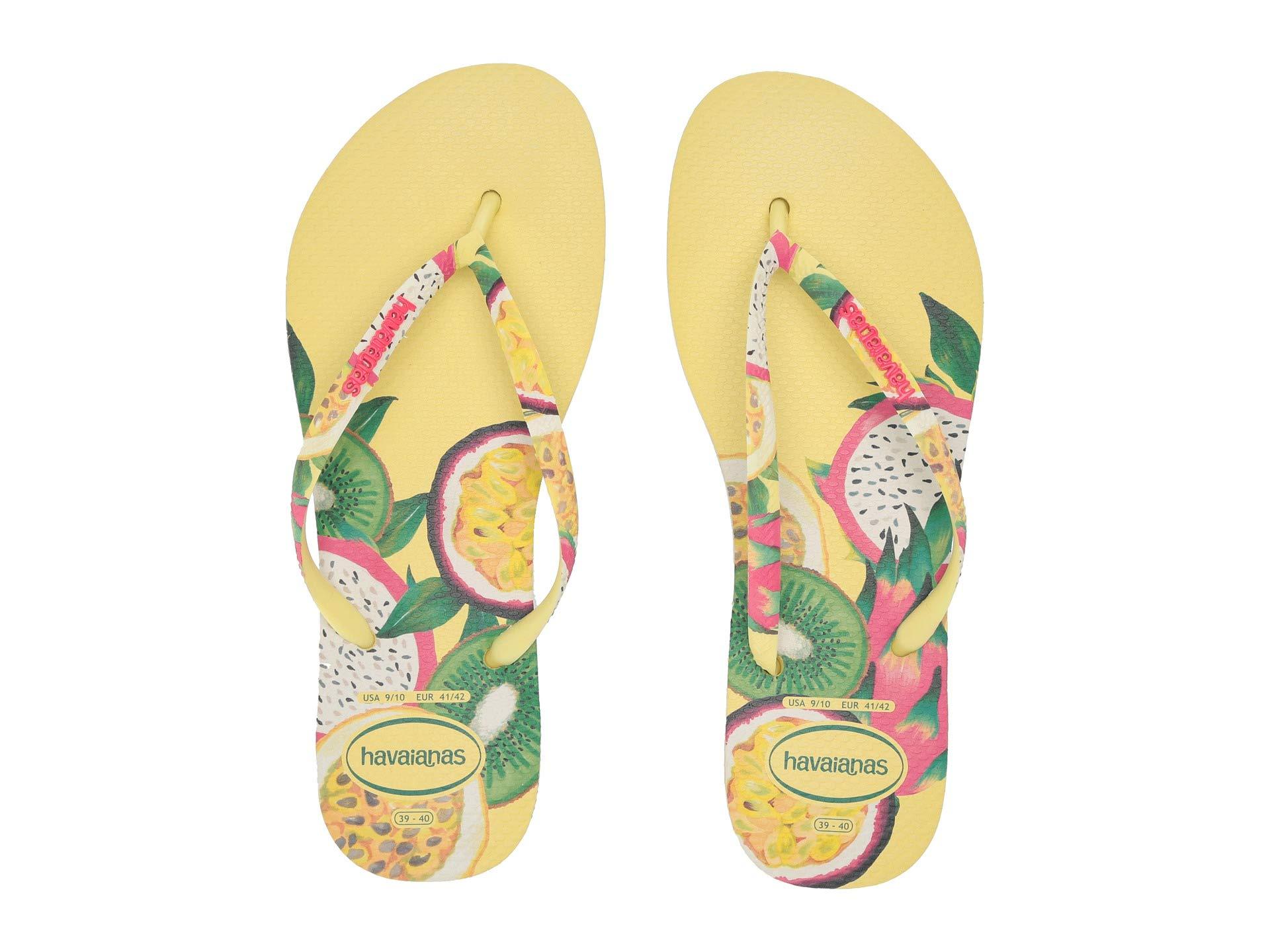 Havaianas Slim Sensation Sandal in Yellow - Lyst
