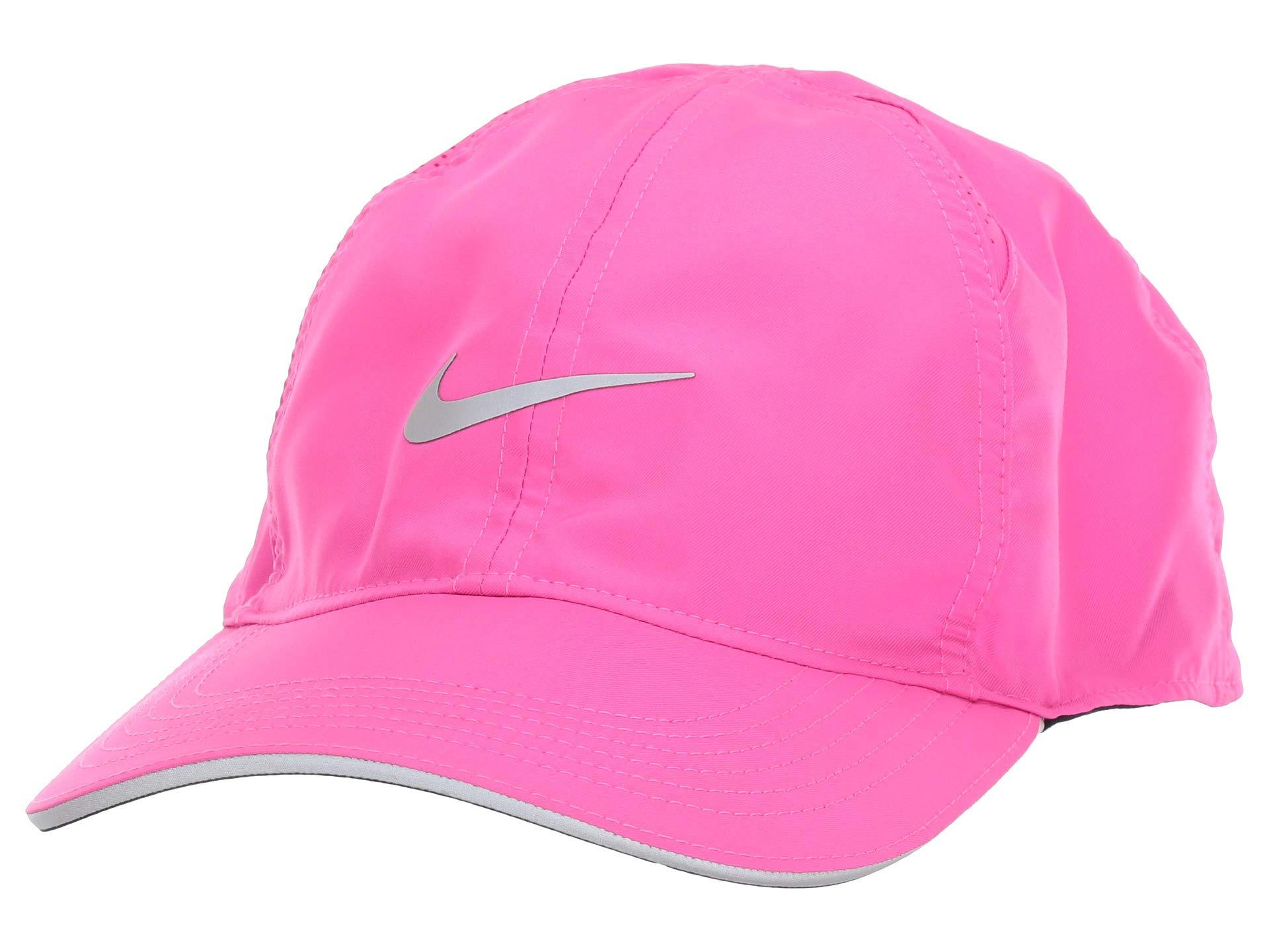 Nike Featherlight Cap Run (mystic Red/reflective Silver) Baseball Caps