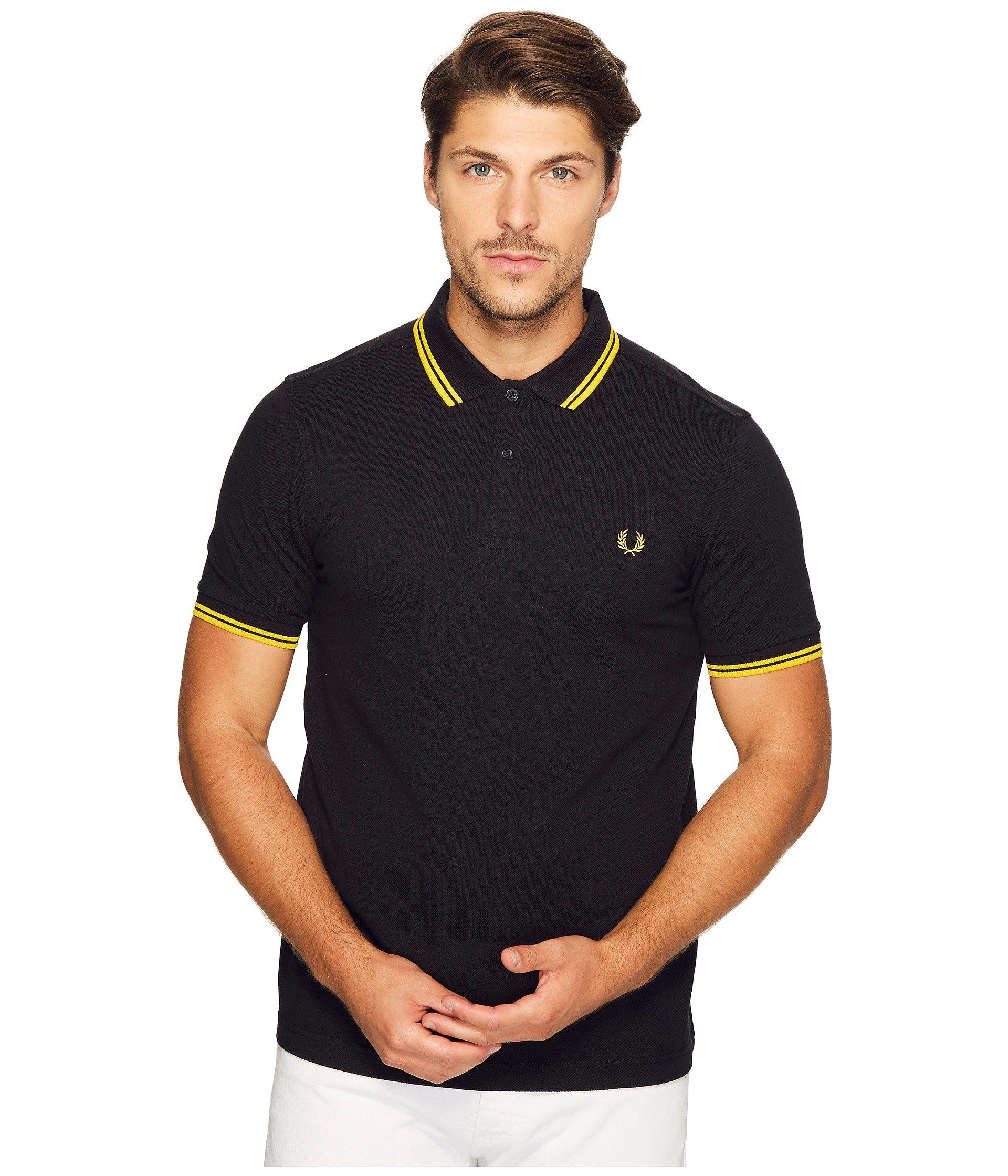 Lyst Fred  Perry  Twin Tipped Shirt stadium Red  white 