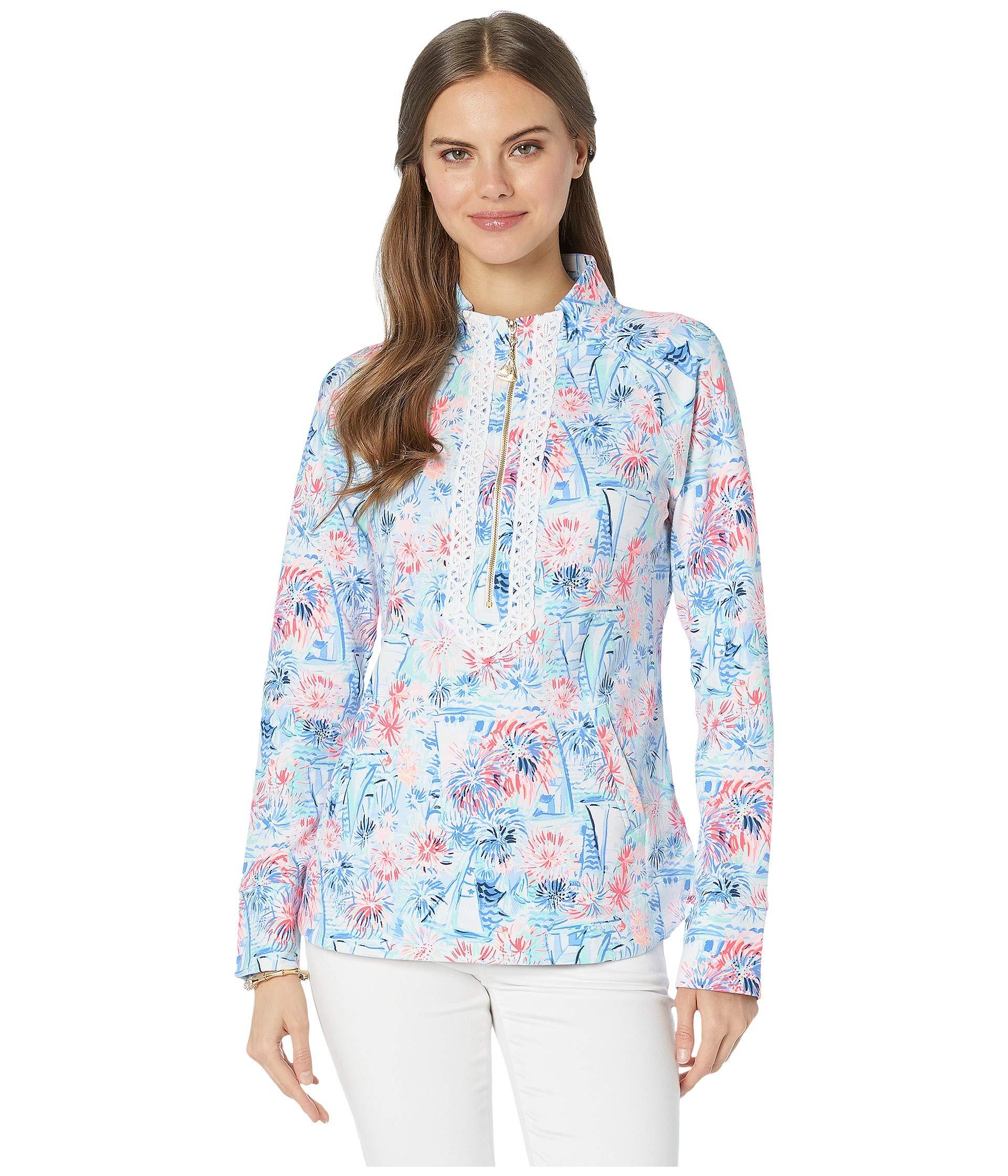 Lilly Pulitzer Synthetic Upf 50 Janie Popover In Blue Lyst