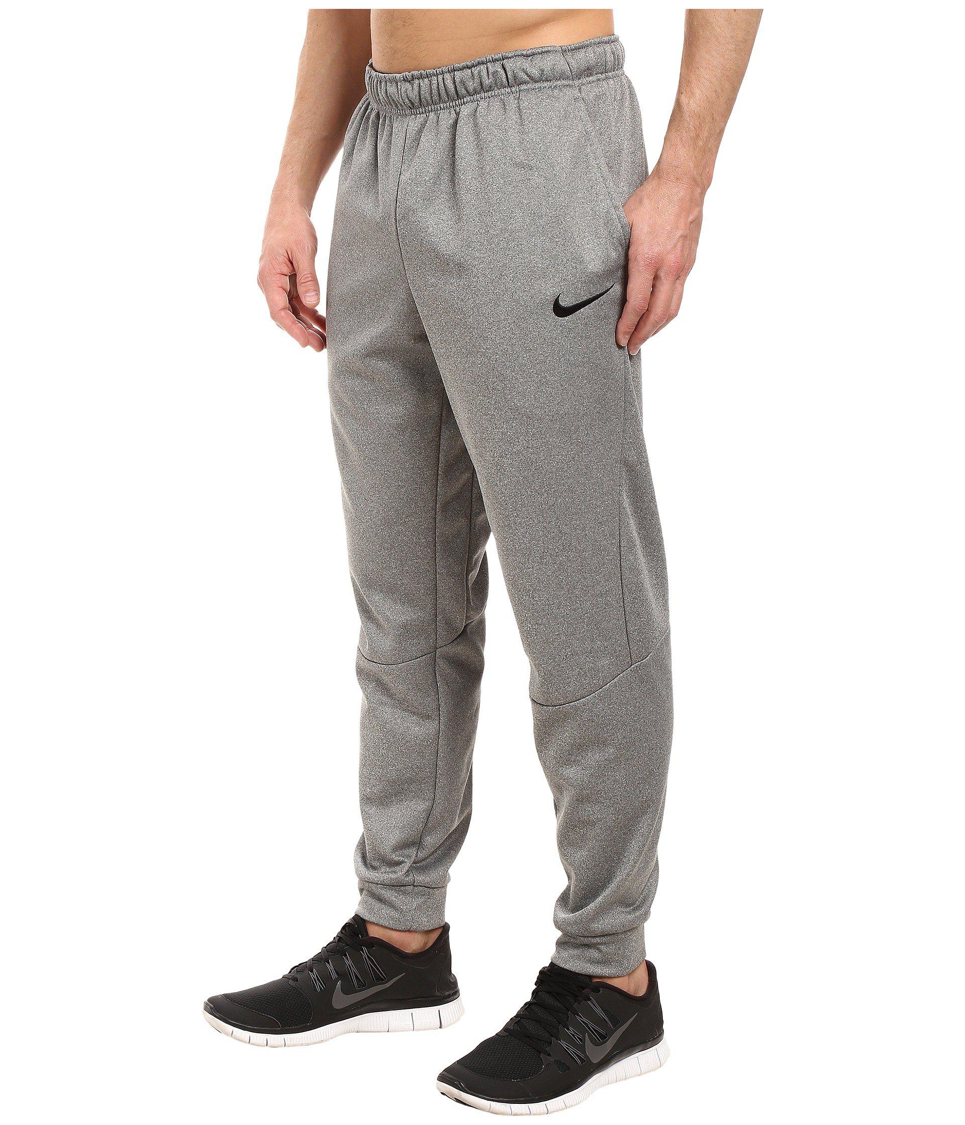 Lyst - Nike Therma Tapered Training Pant (carbon Heather/black) Men's ...
